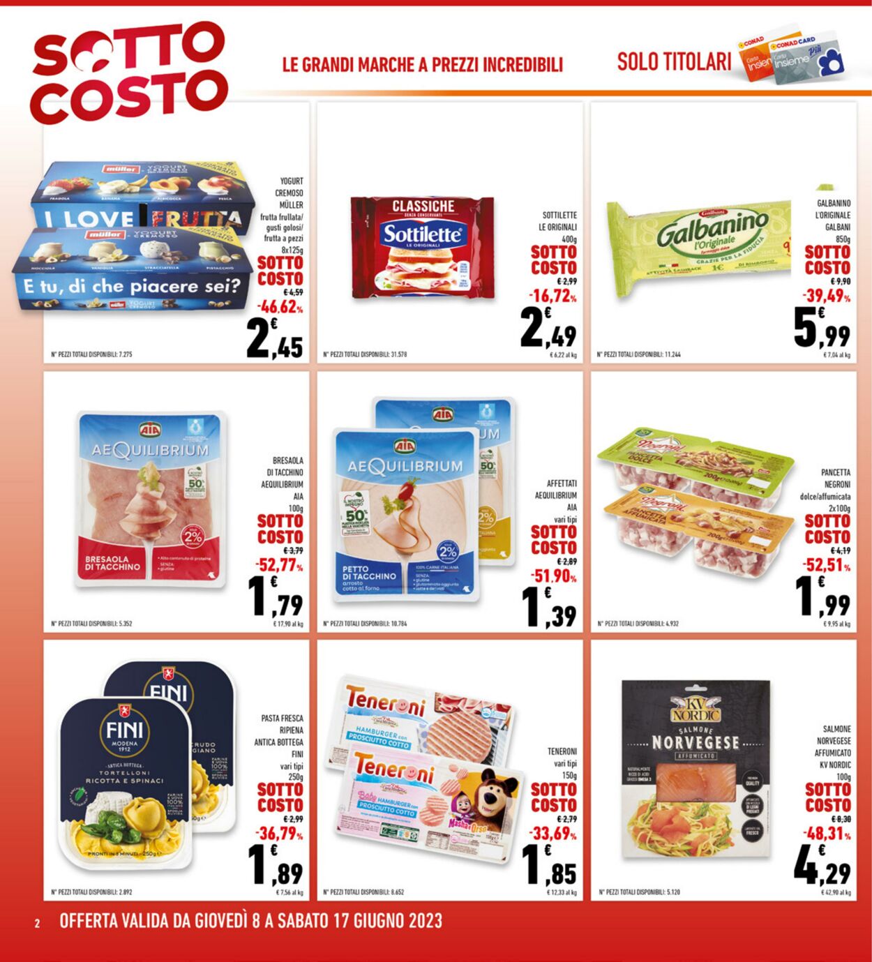 Volantino Conad 08.06.2023 - 17.06.2023