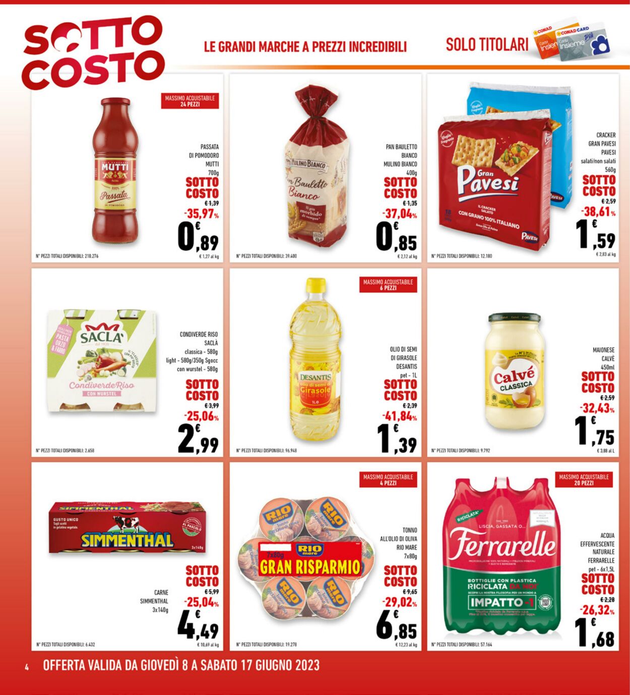 Volantino Conad 08.06.2023 - 17.06.2023