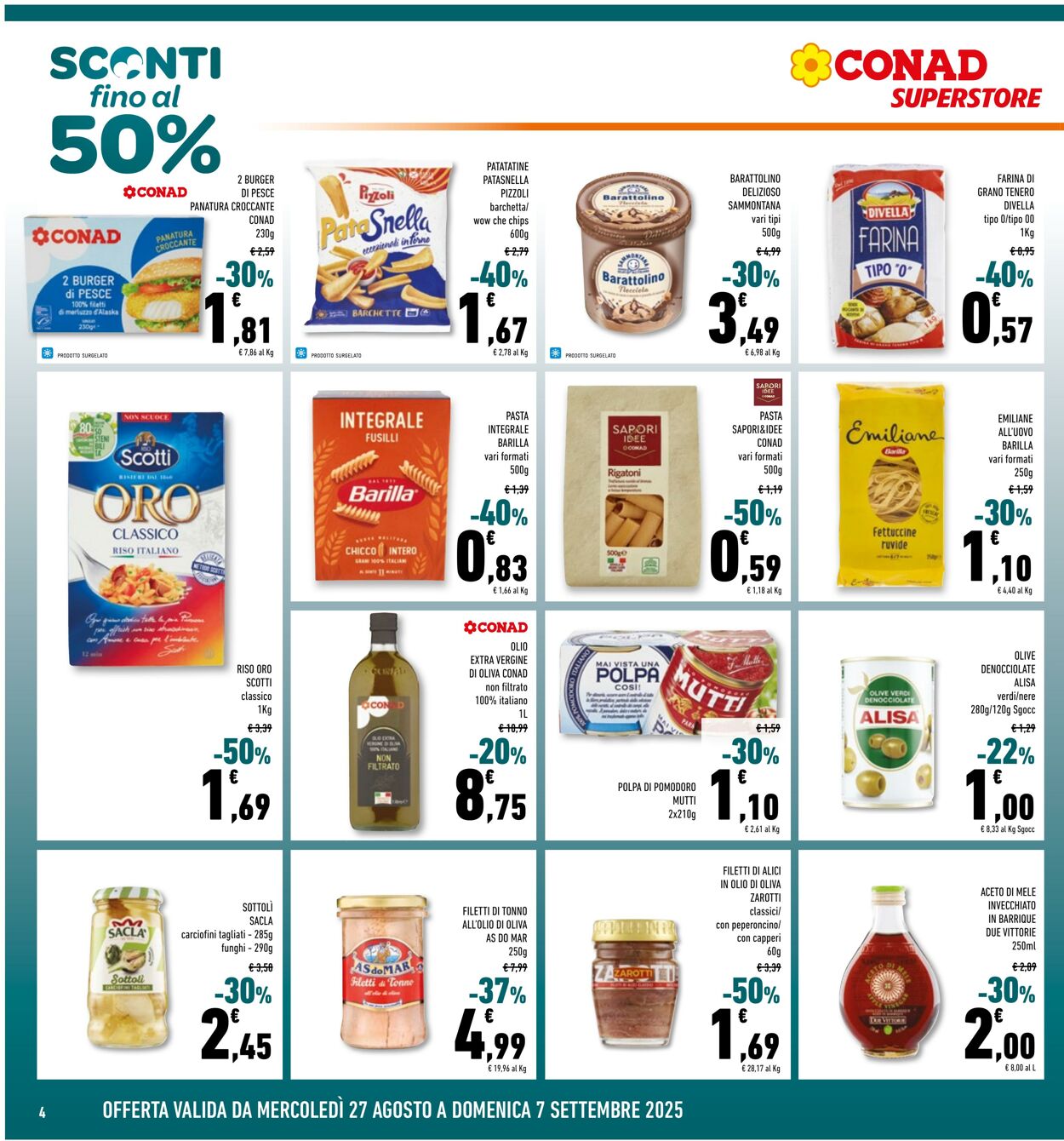 Volantino Conad 27.08.2025 - 27.08.2025