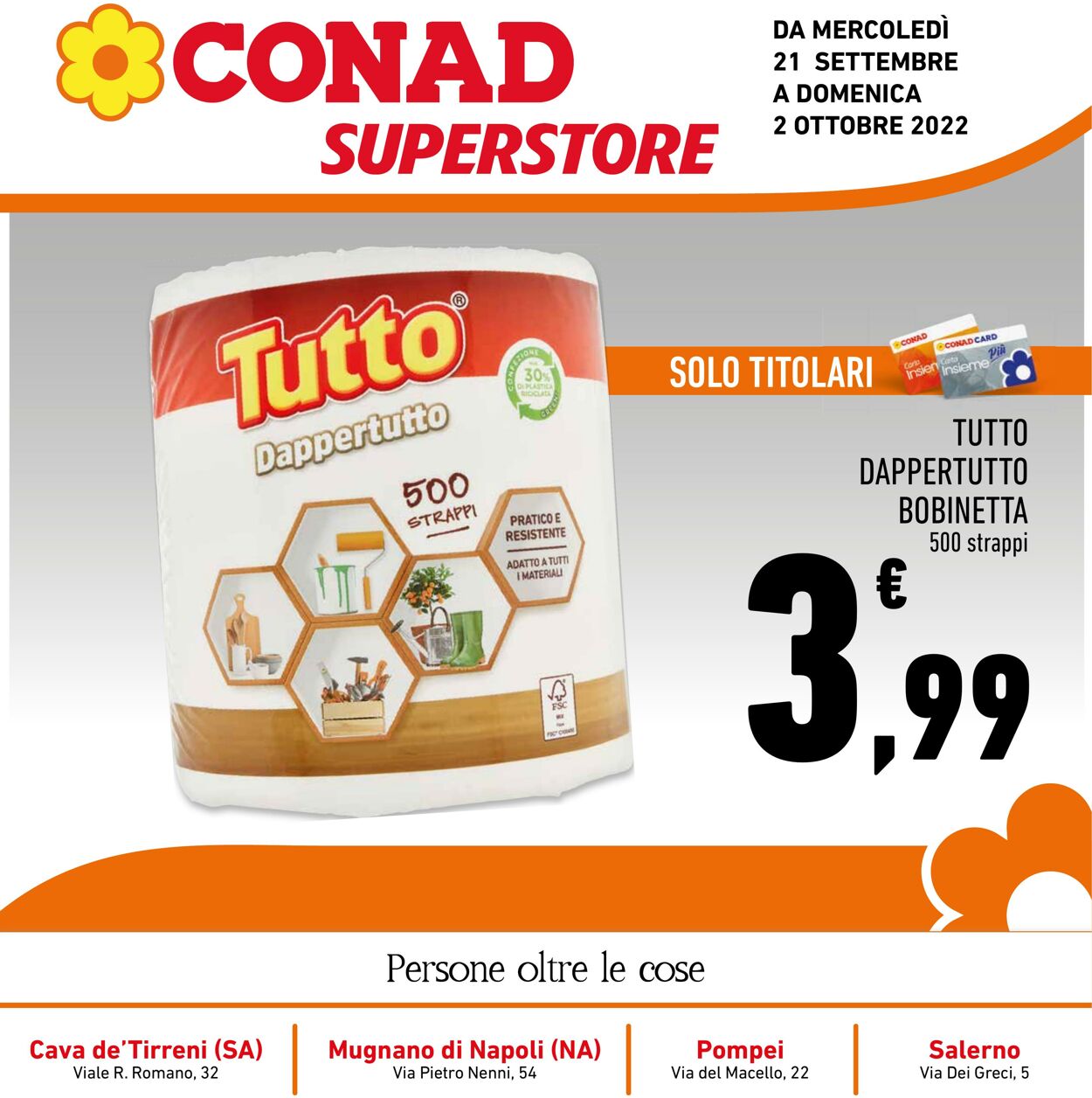 Volantino Conad 21.09.2022 - 02.10.2022