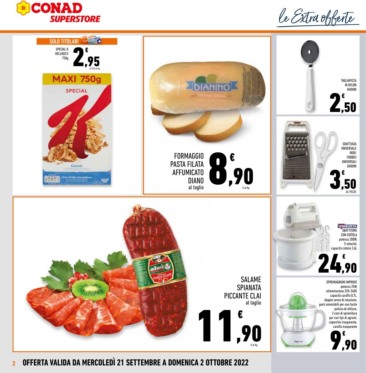 Volantino Conad 21.09.2022 - 02.10.2022