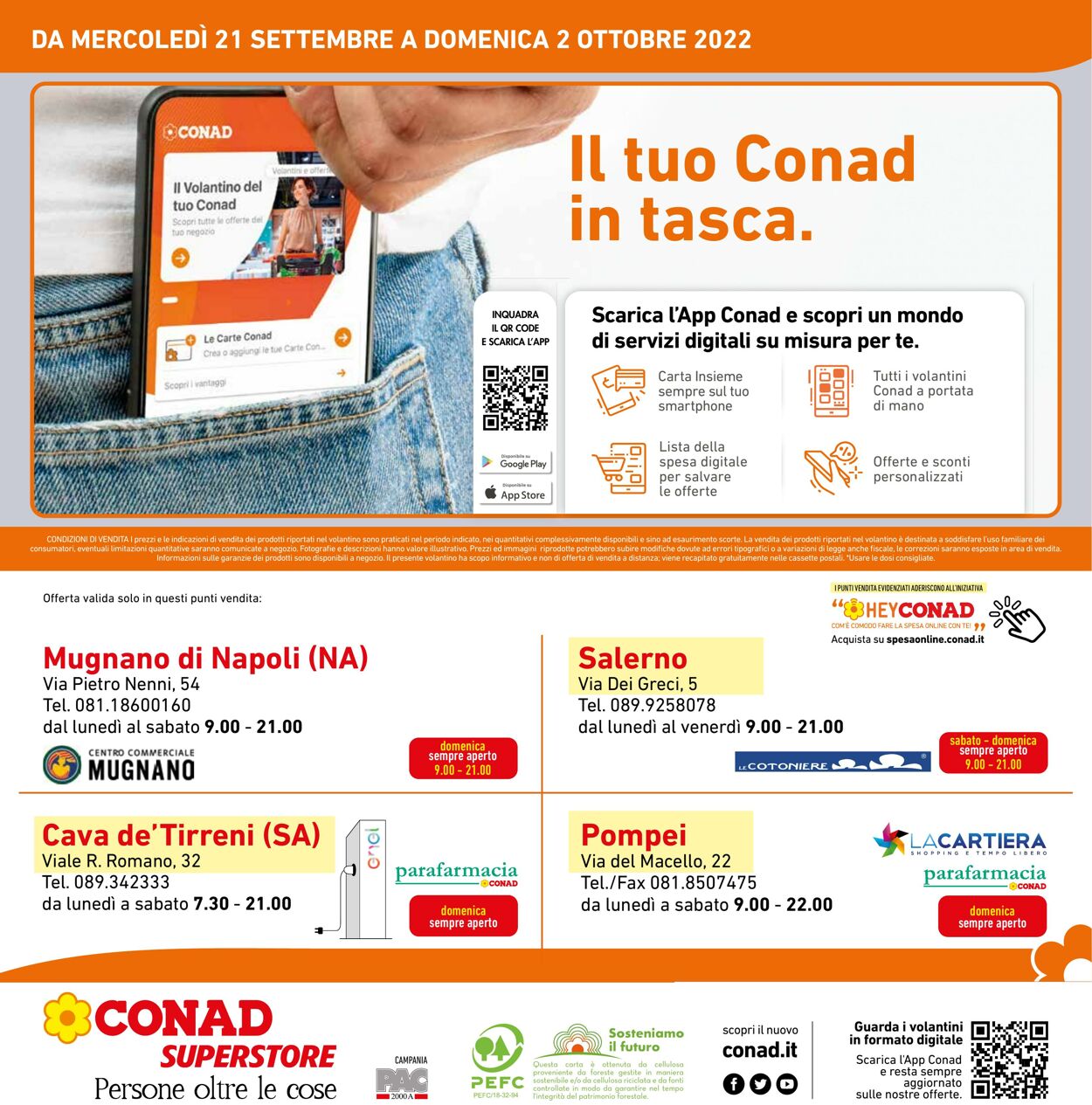 Volantino Conad 21.09.2022 - 02.10.2022