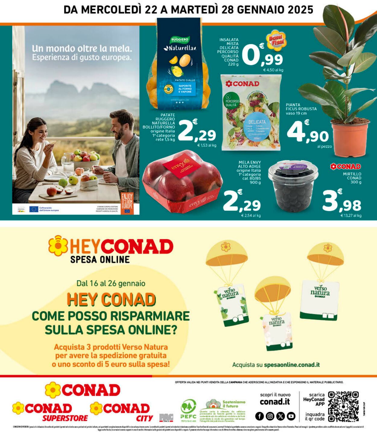 Volantino Conad 22.01.2025 - 28.01.2025