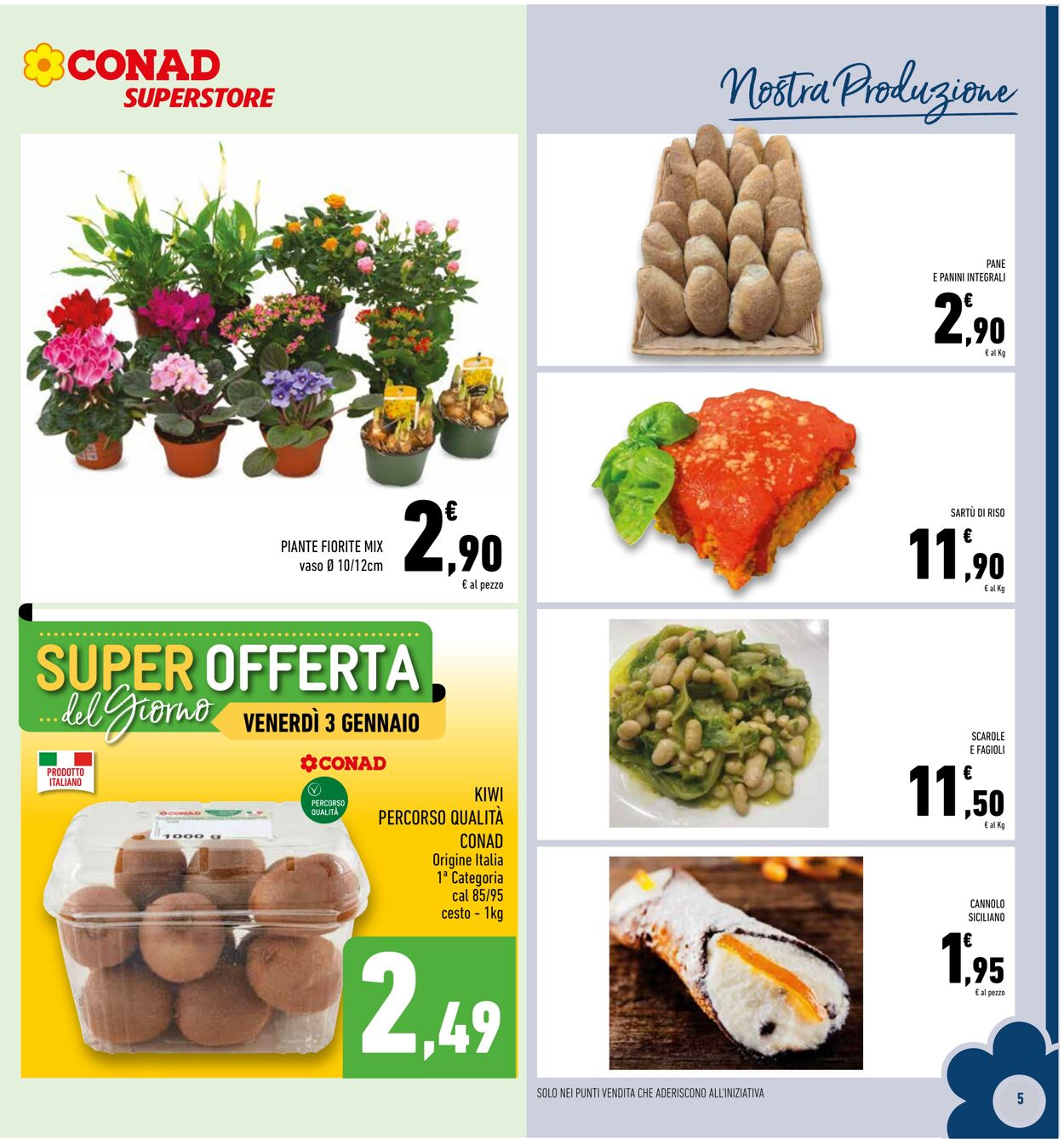 Volantino Conad 03.01.2025 - 12.01.2025