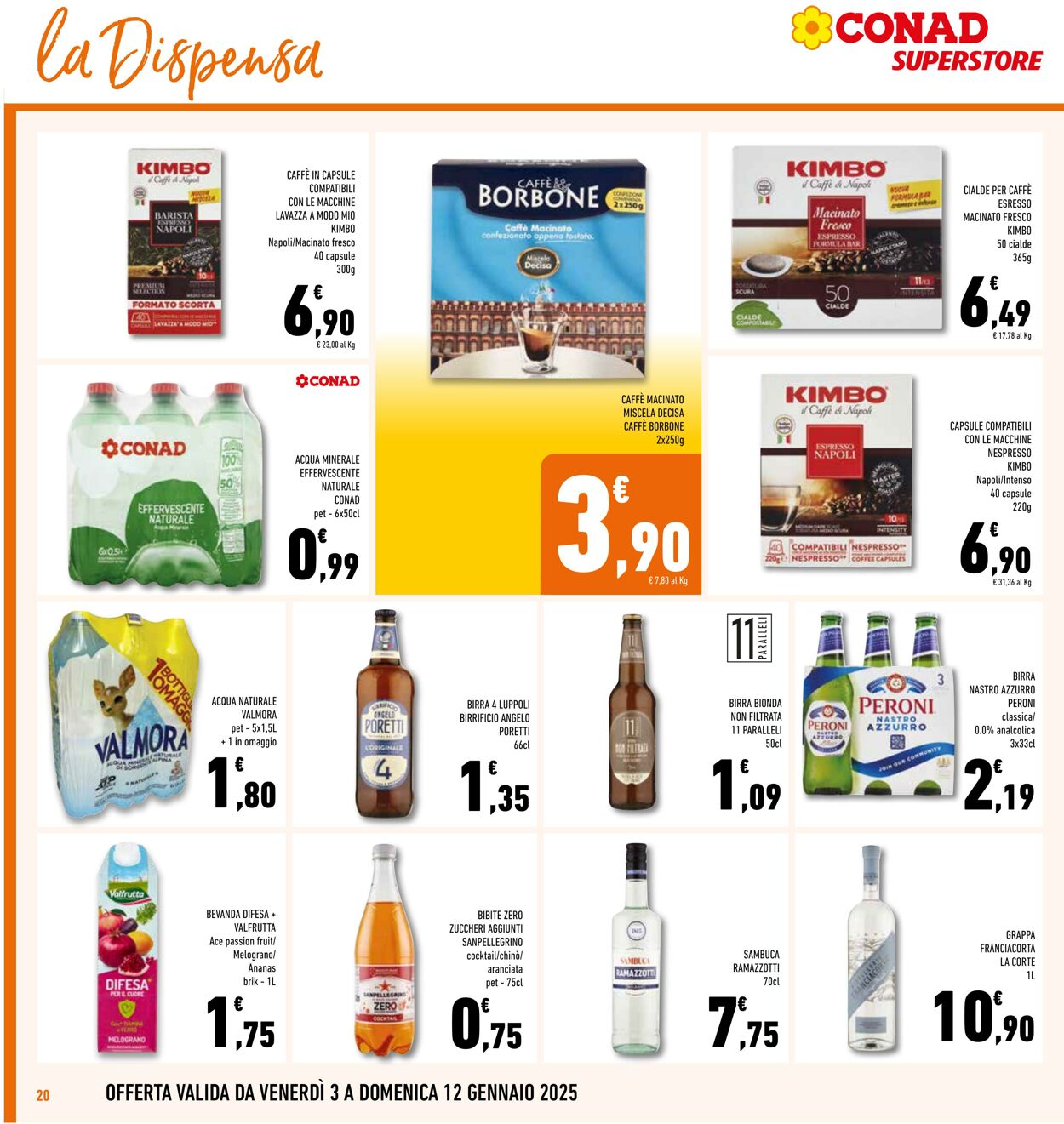 Volantino Conad 03.01.2025 - 12.01.2025