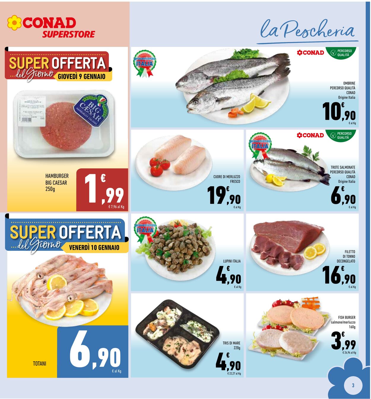 Volantino Conad 03.01.2025 - 12.01.2025