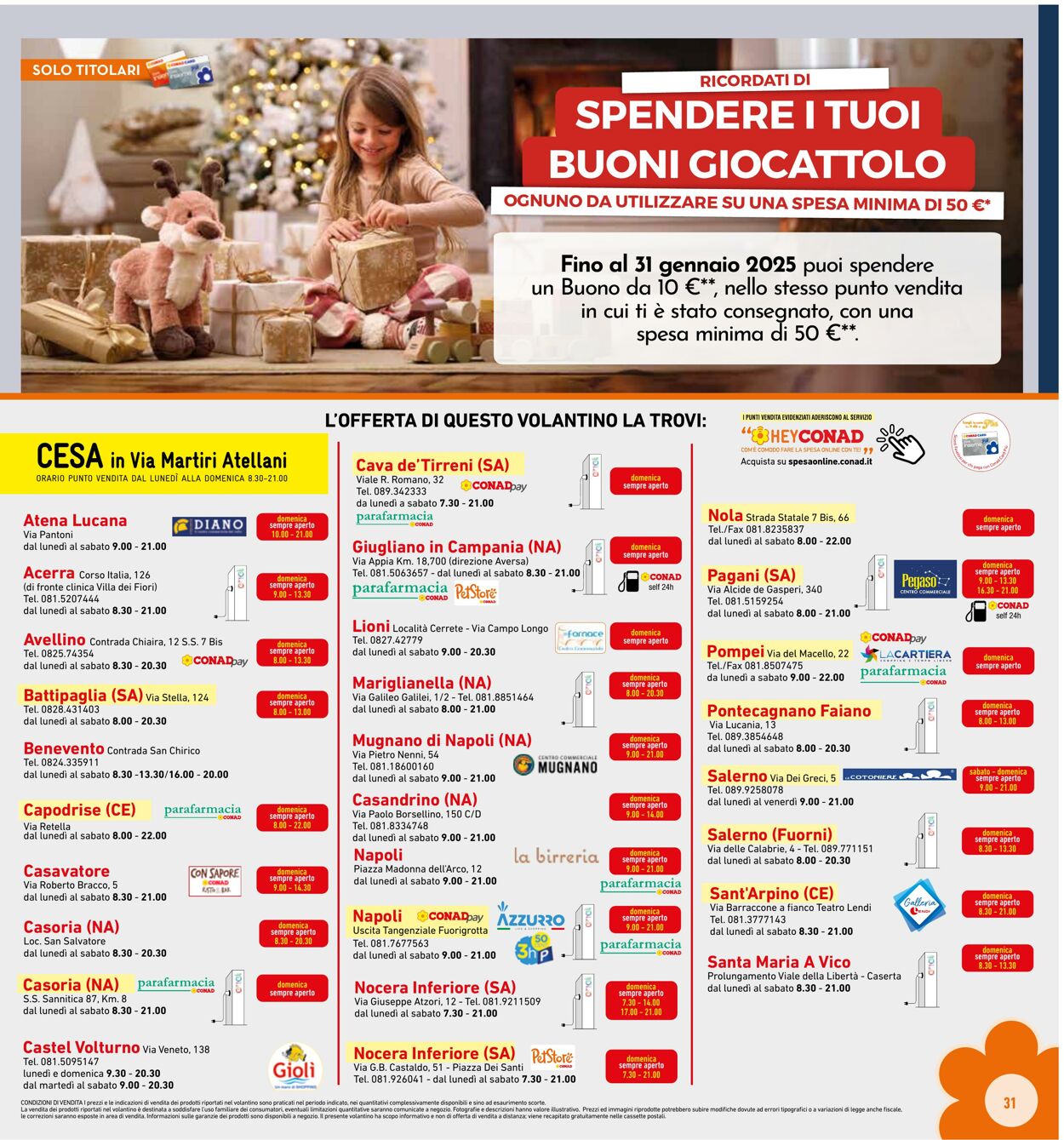 Volantino Conad 03.01.2025 - 12.01.2025