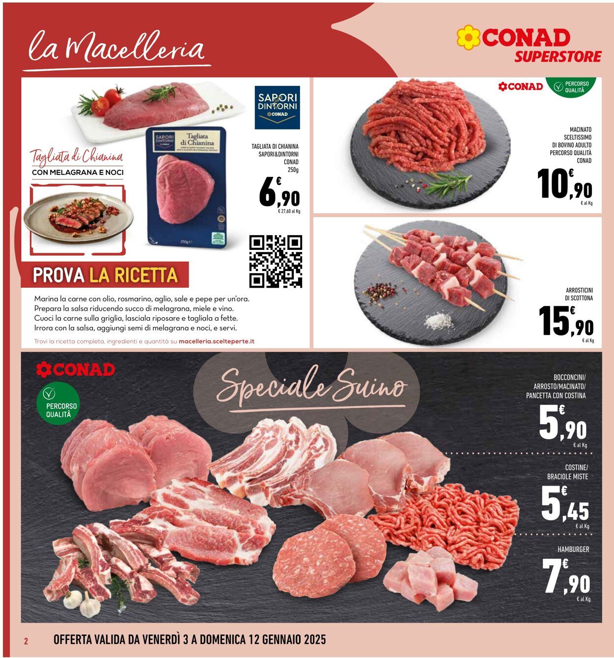 Volantino Conad 03.01.2025 - 12.01.2025