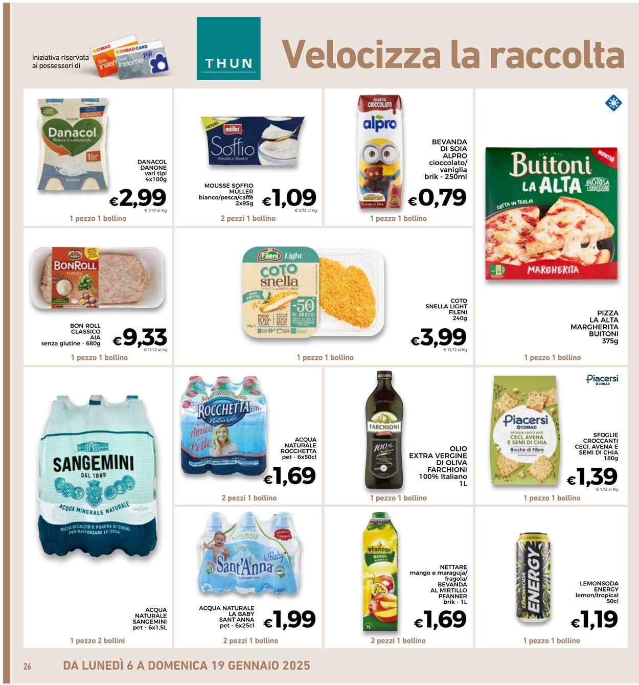 Volantino Conad 03.01.2025 - 12.01.2025