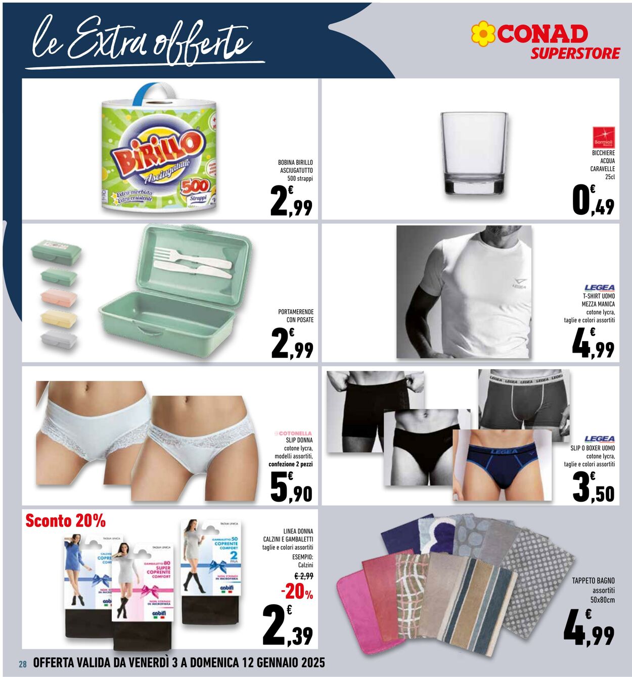 Volantino Conad 03.01.2025 - 12.01.2025