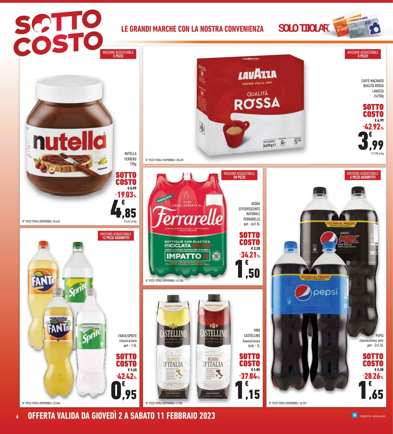 Volantino Conad 02.01.2023 - 11.02.2023