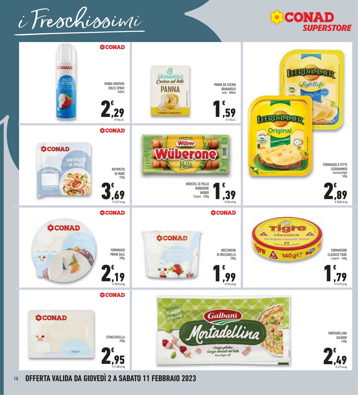 Volantino Conad 02.01.2023 - 11.02.2023