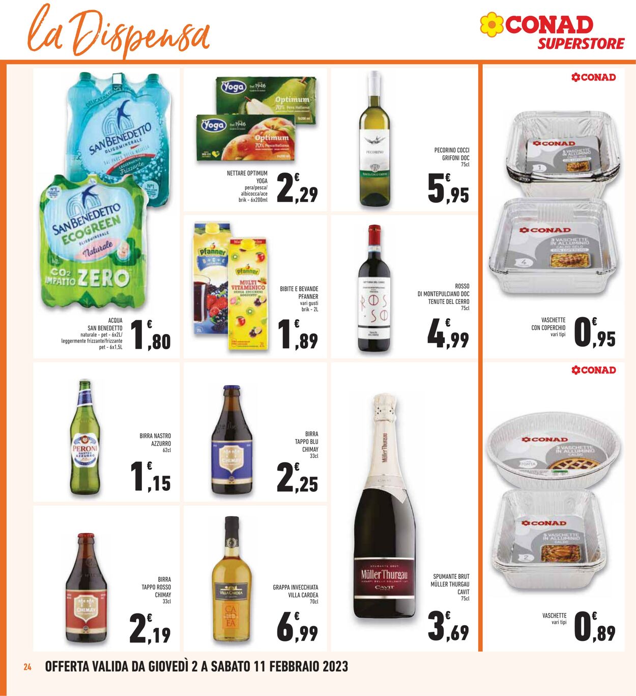 Volantino Conad 02.01.2023 - 11.02.2023