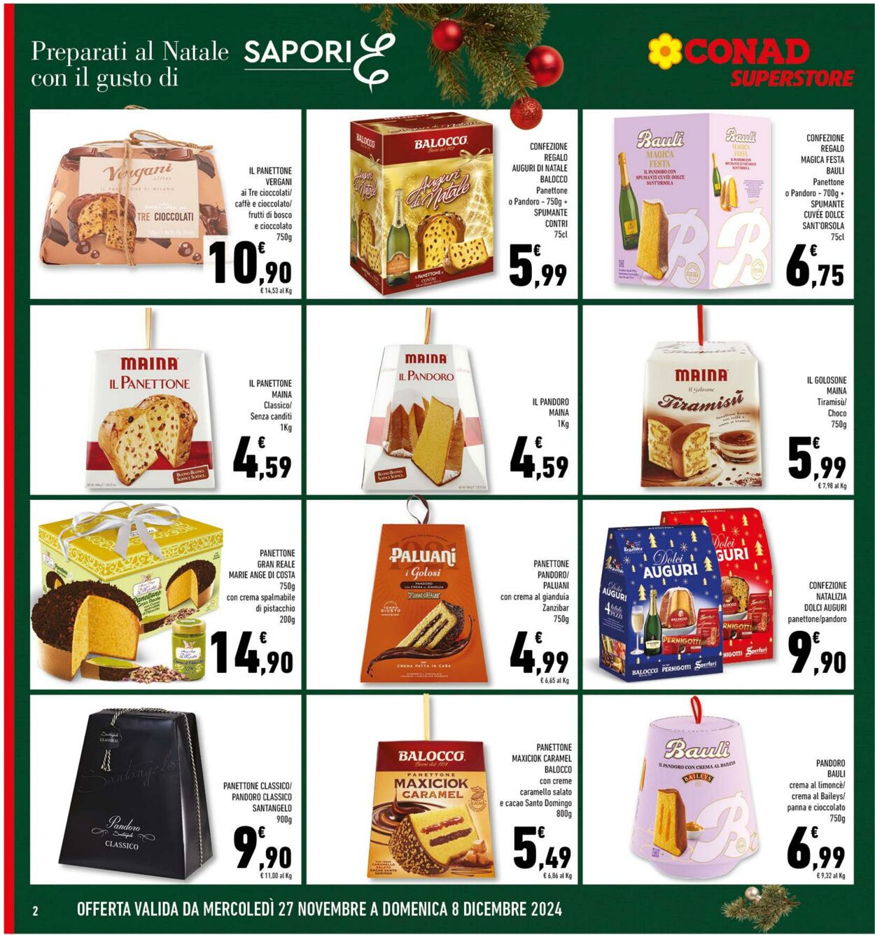 Volantino Conad 27.11.2024 - 08.12.2024