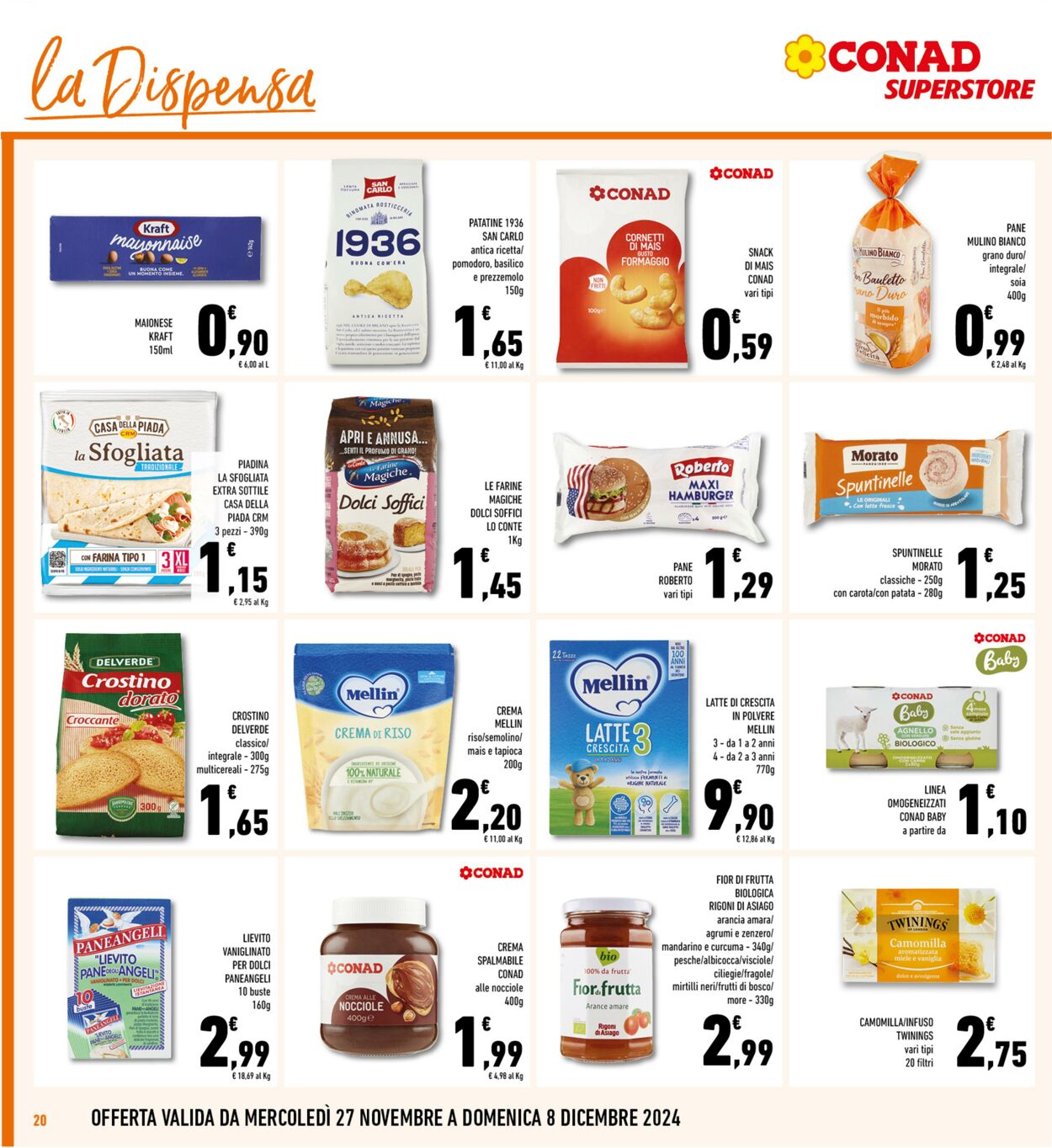 Volantino Conad 27.11.2024 - 08.12.2024