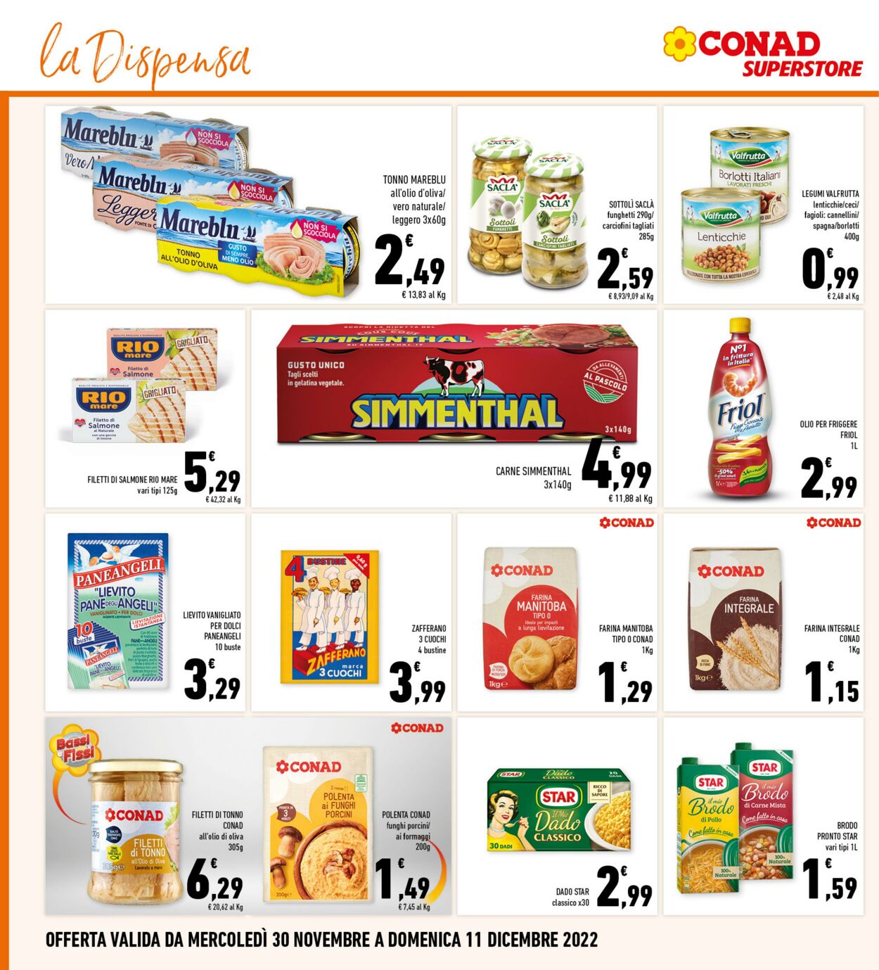 Volantino Conad 30.11.2022 - 11.12.2022