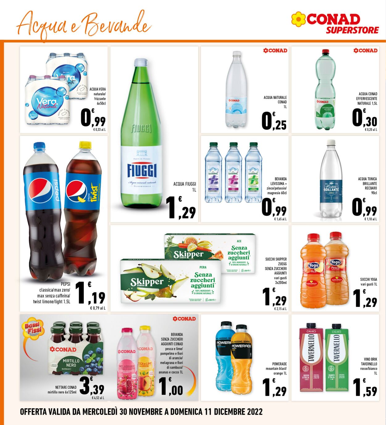 Volantino Conad 30.11.2022 - 11.12.2022