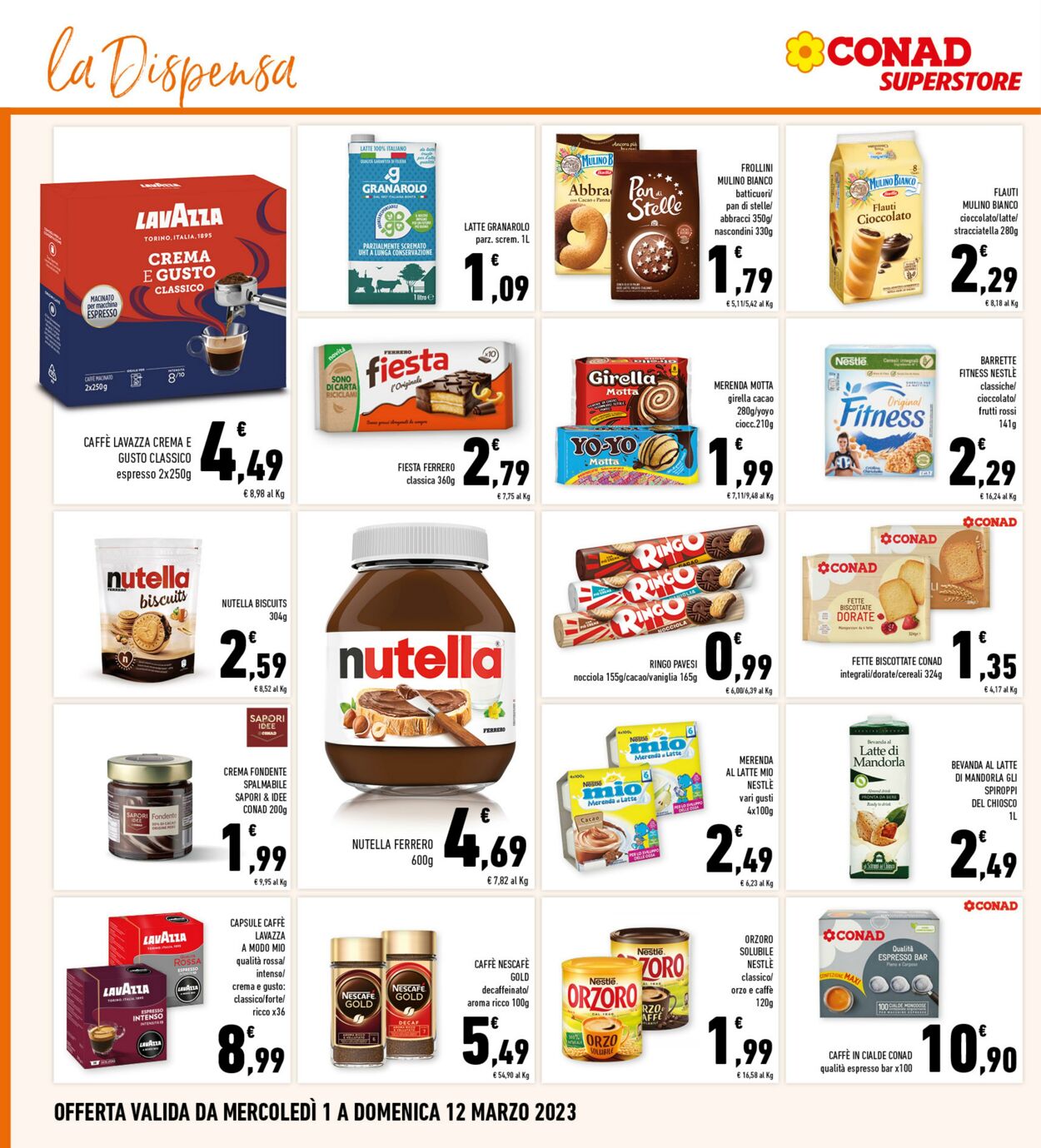 Volantino Conad 01.03.2023 - 12.03.2023