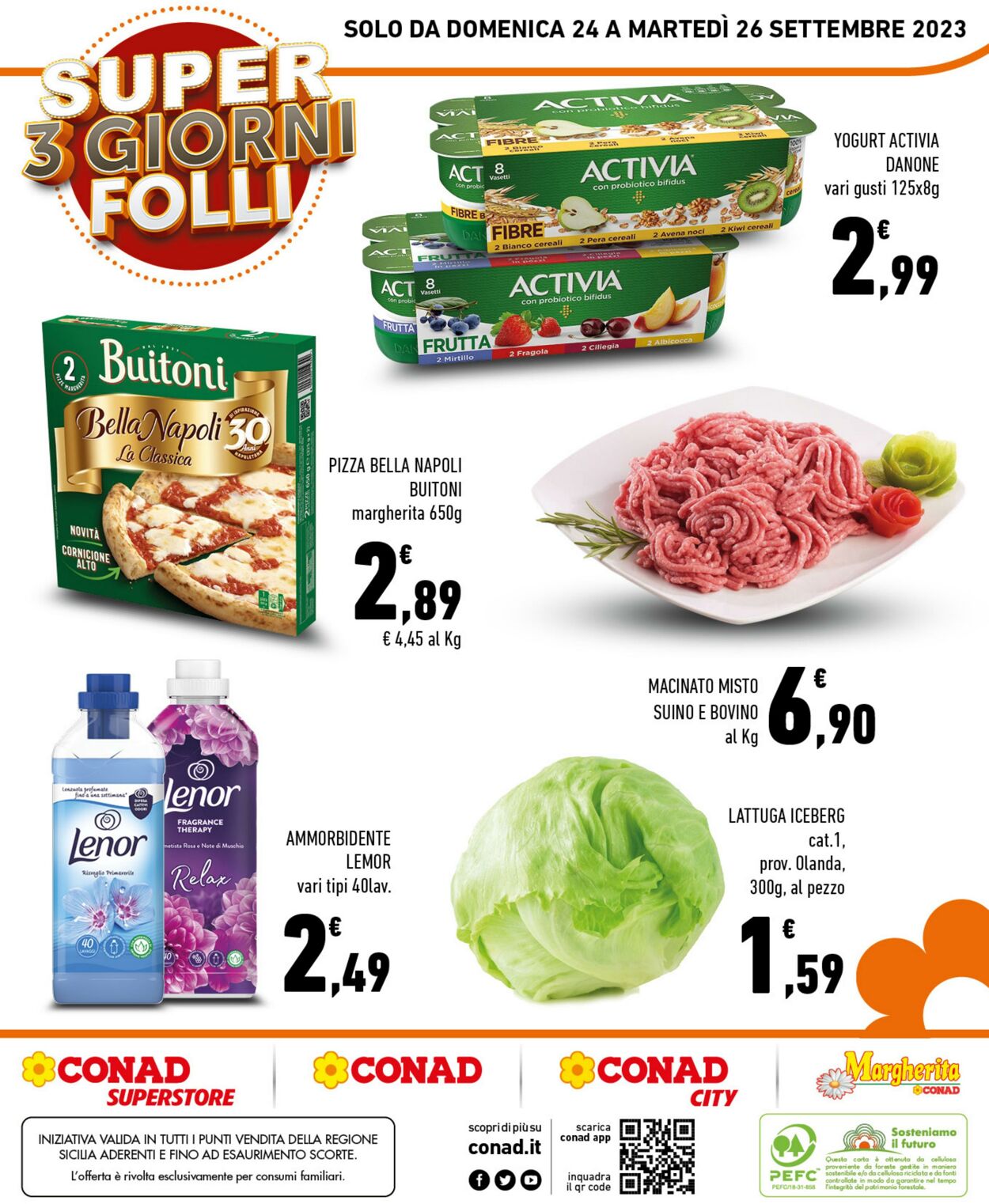 Volantino Conad 20.09.2023 - 27.09.2023