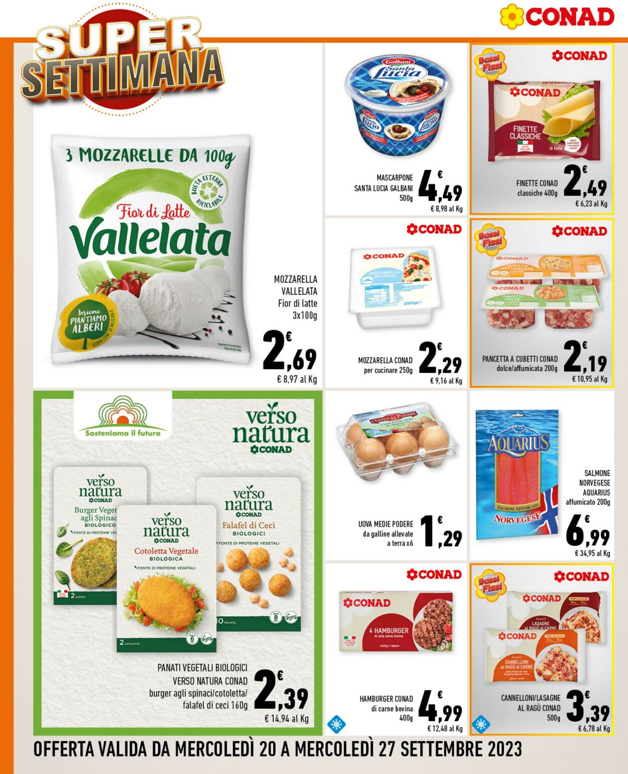 Volantino Conad 20.09.2023 - 27.09.2023