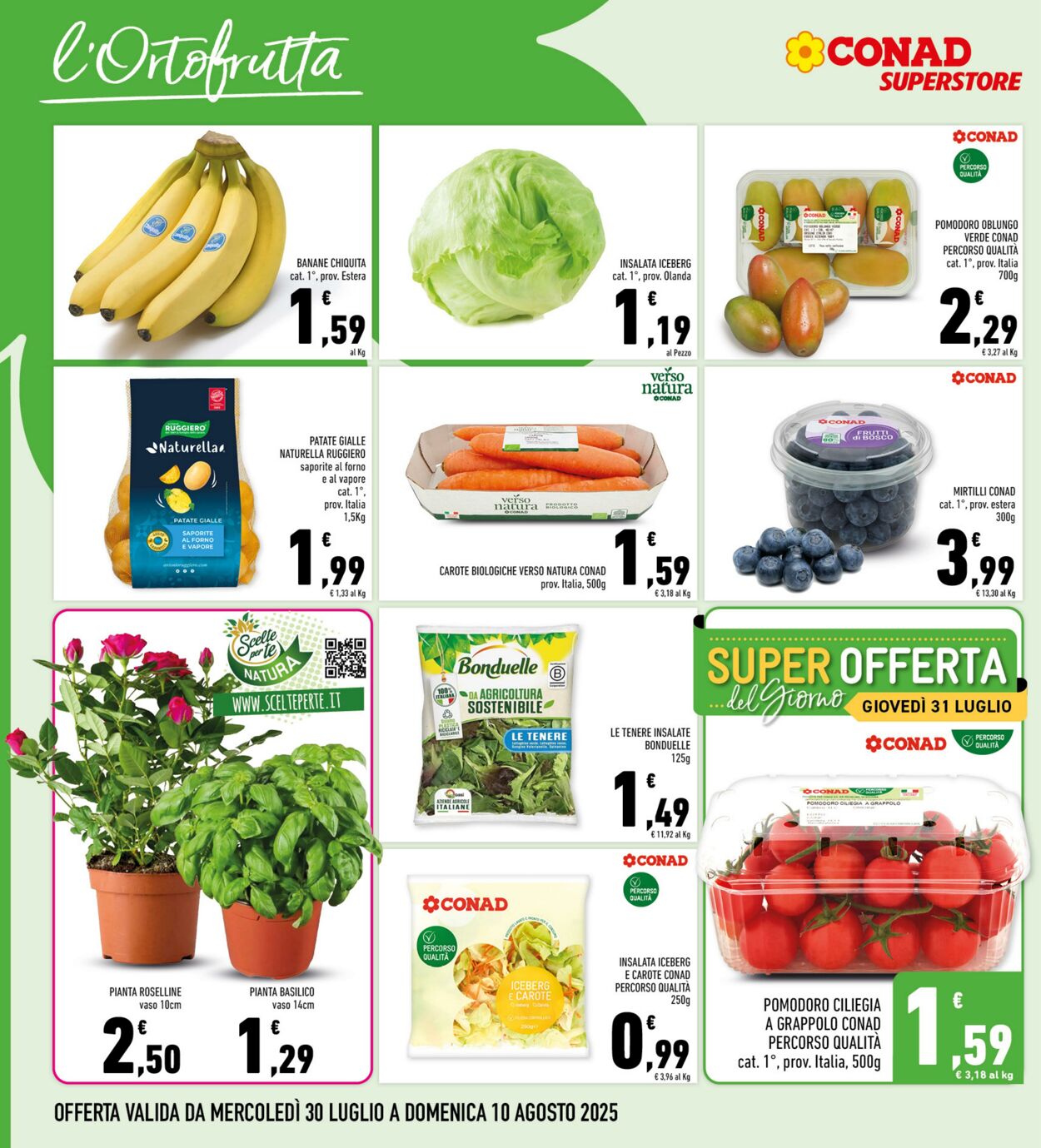 Volantino Conad 10.08.2025 - 10.08.2025