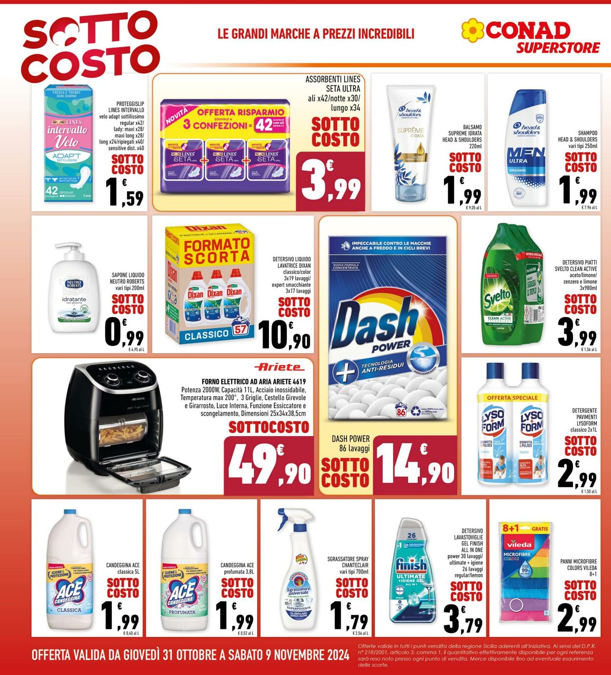 Volantino Conad 31.10.2024 - 09.11.2024