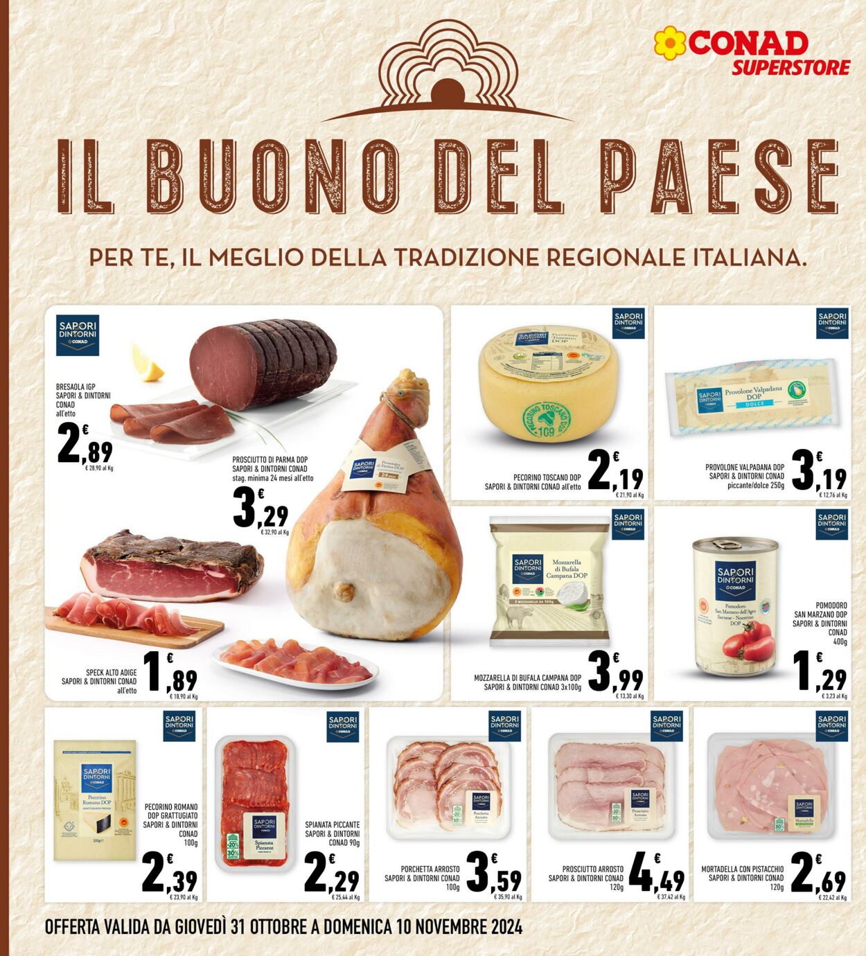 Volantino Conad 31.10.2024 - 09.11.2024