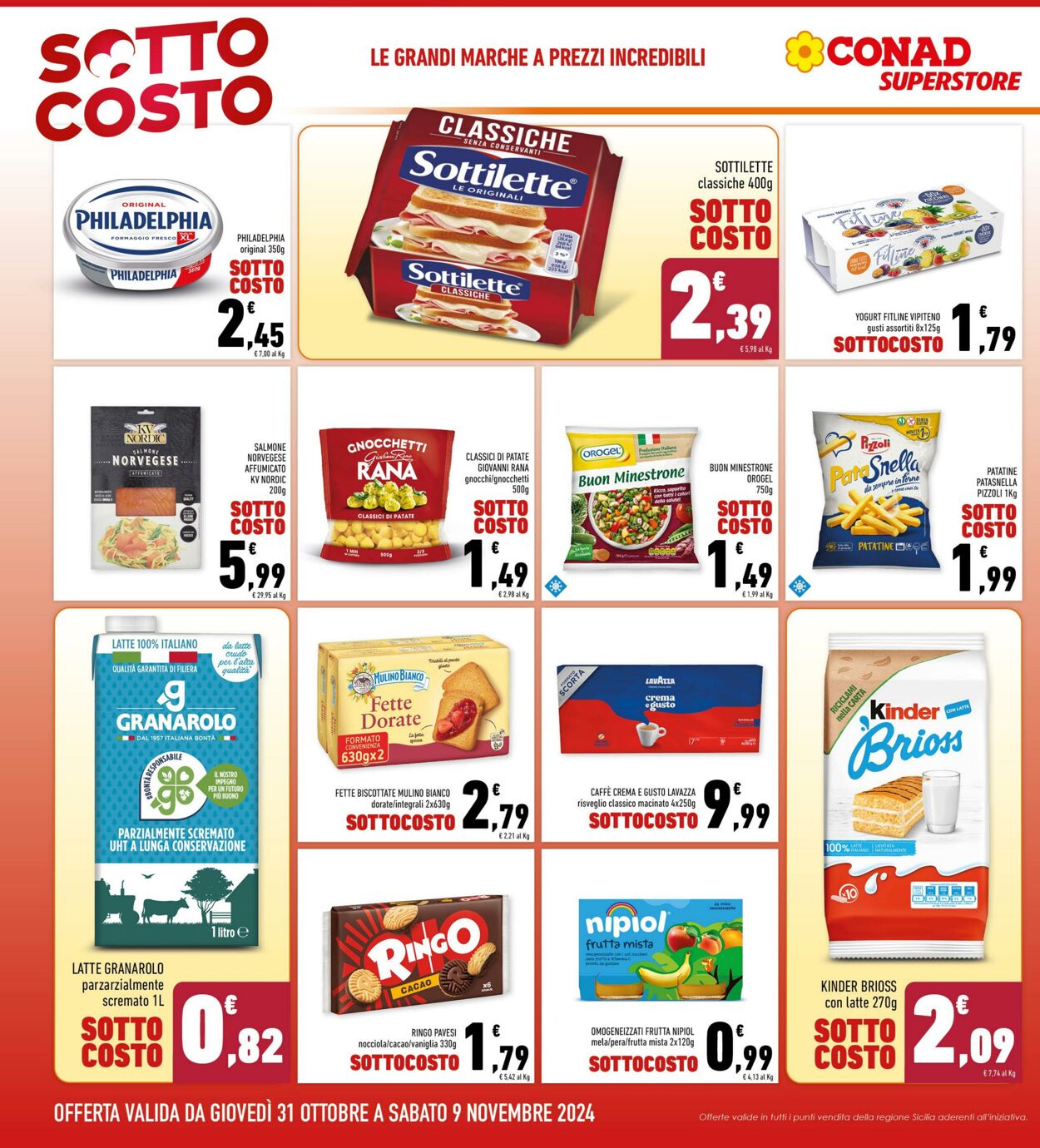 Volantino Conad 31.10.2024 - 09.11.2024