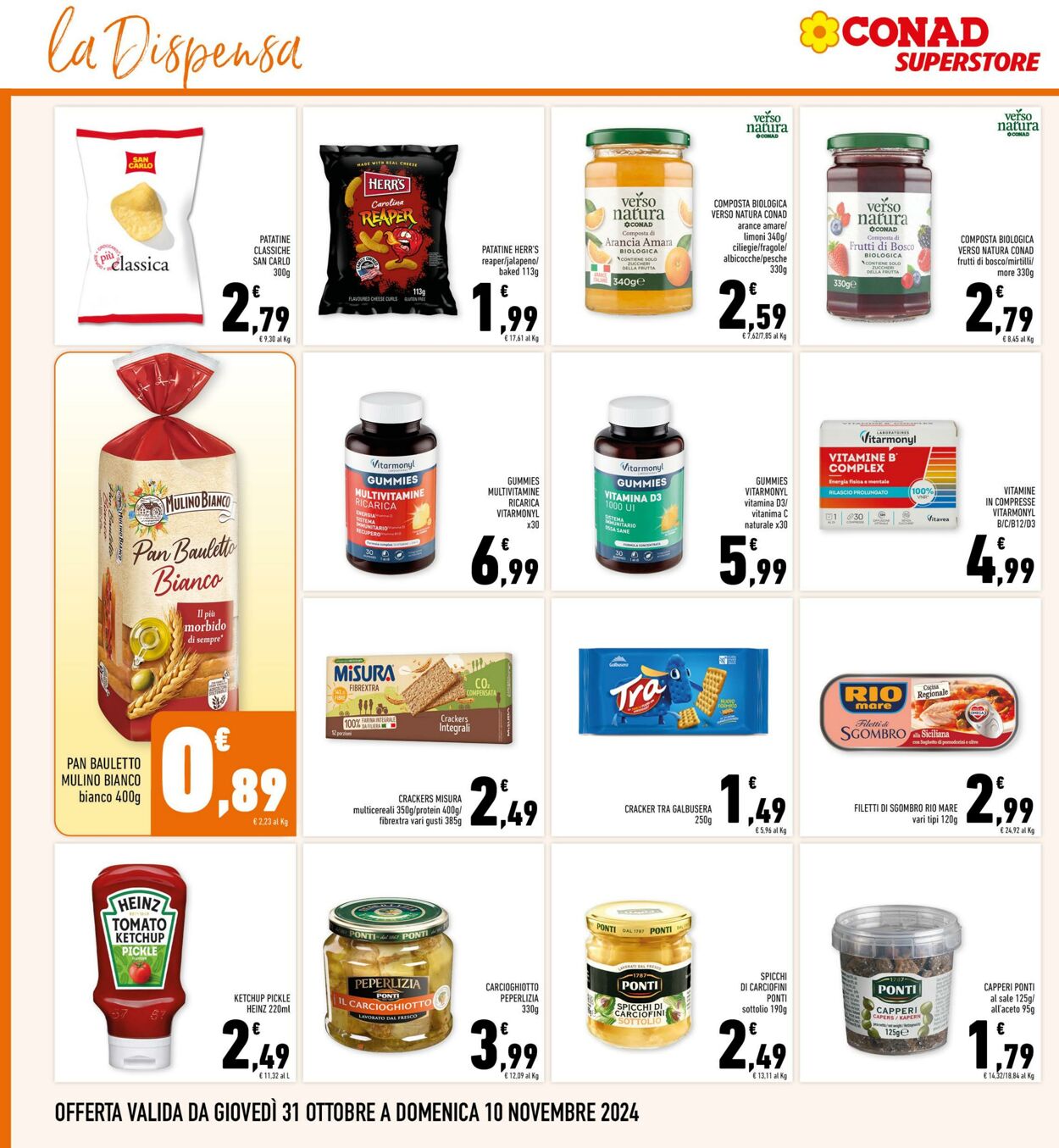 Volantino Conad 31.10.2024 - 09.11.2024