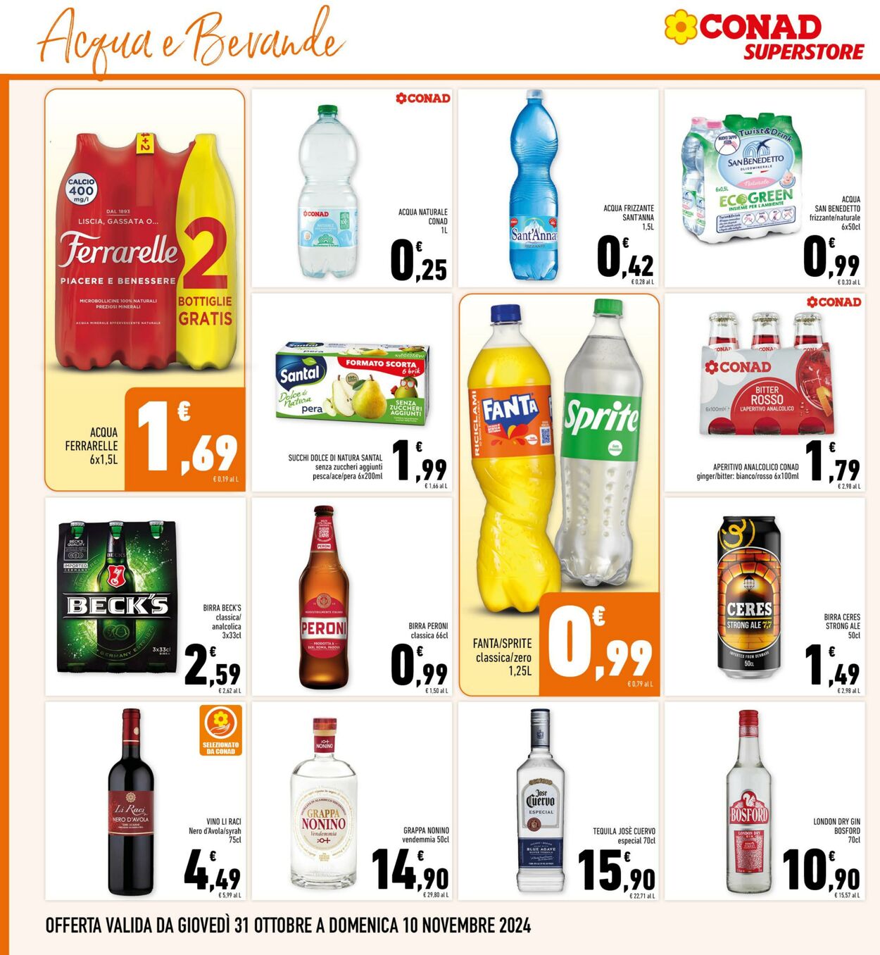 Volantino Conad 31.10.2024 - 09.11.2024