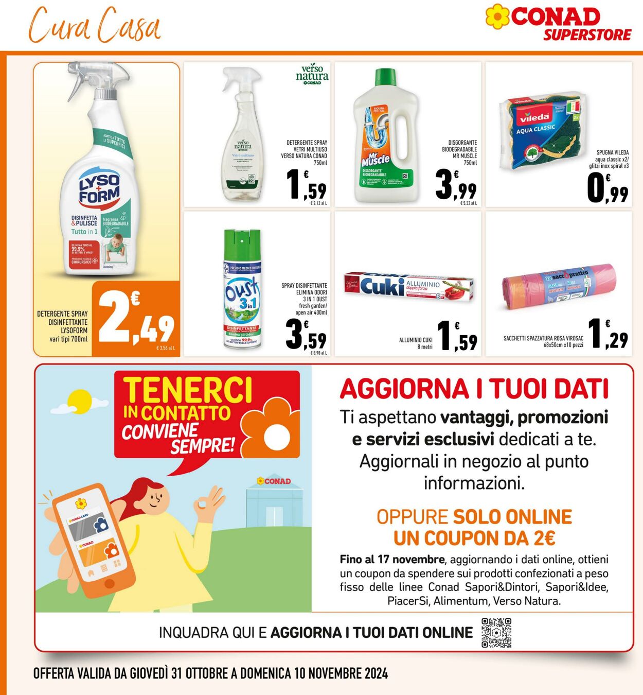 Volantino Conad 31.10.2024 - 09.11.2024