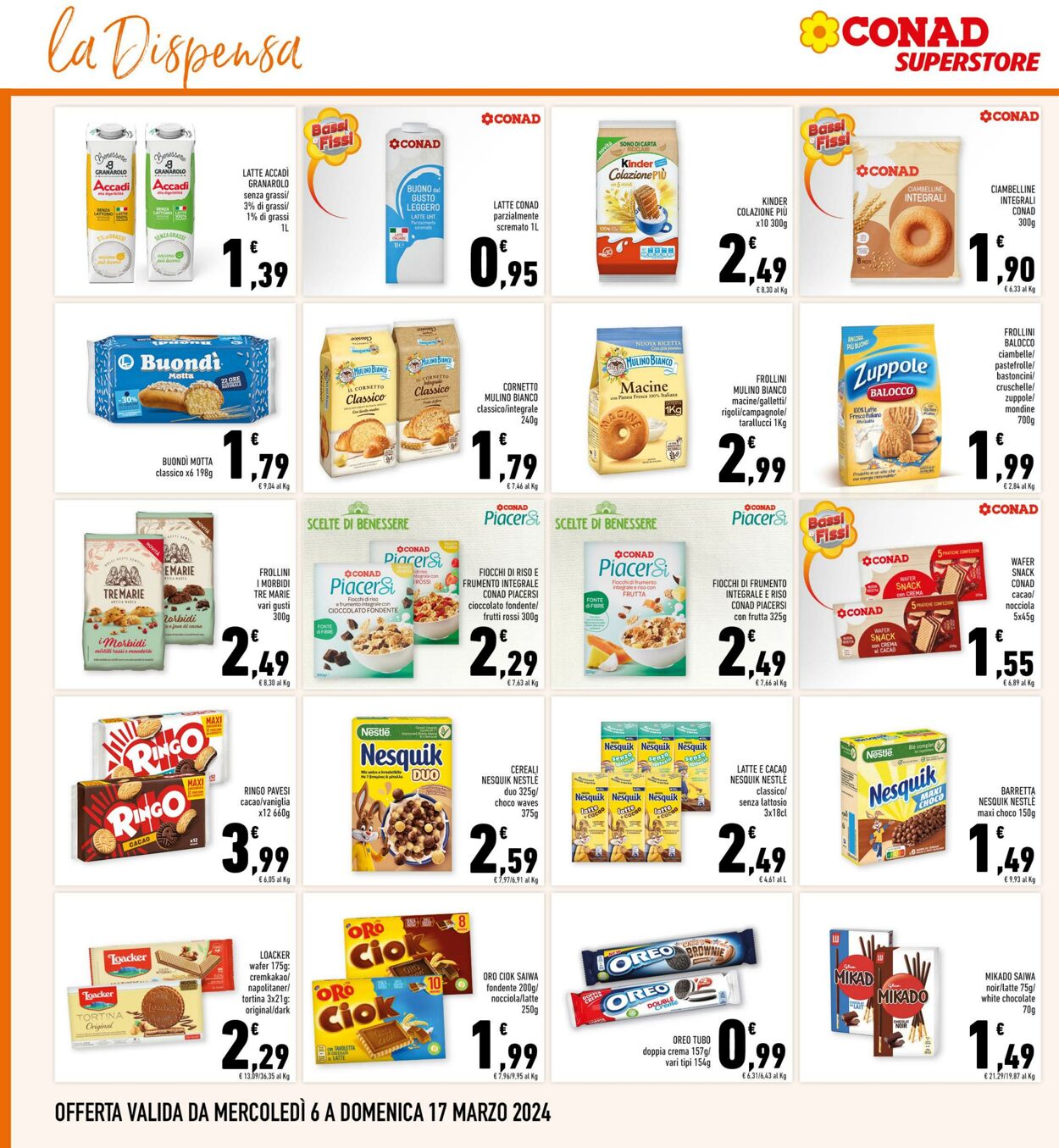 Volantino Conad 06.03.2024 - 17.03.2024