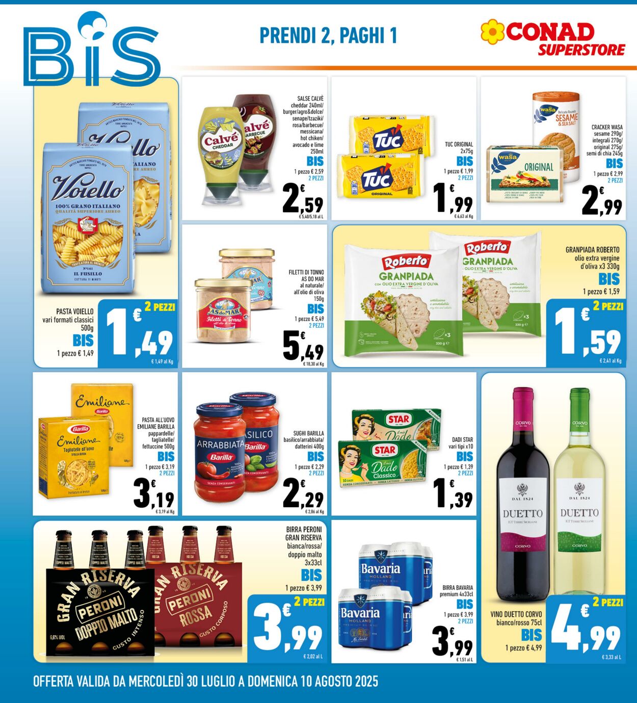 Volantino Conad 06.08.2025 - 06.08.2025