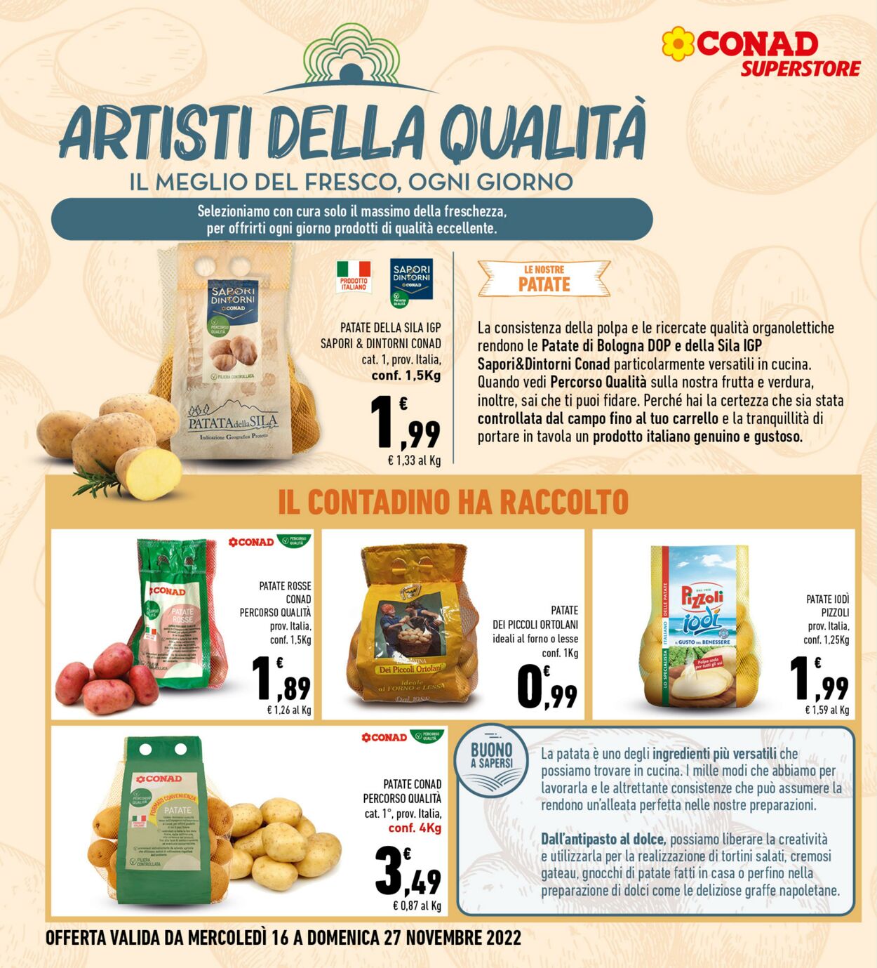 Volantino Conad 16.11.2022 - 27.11.2022