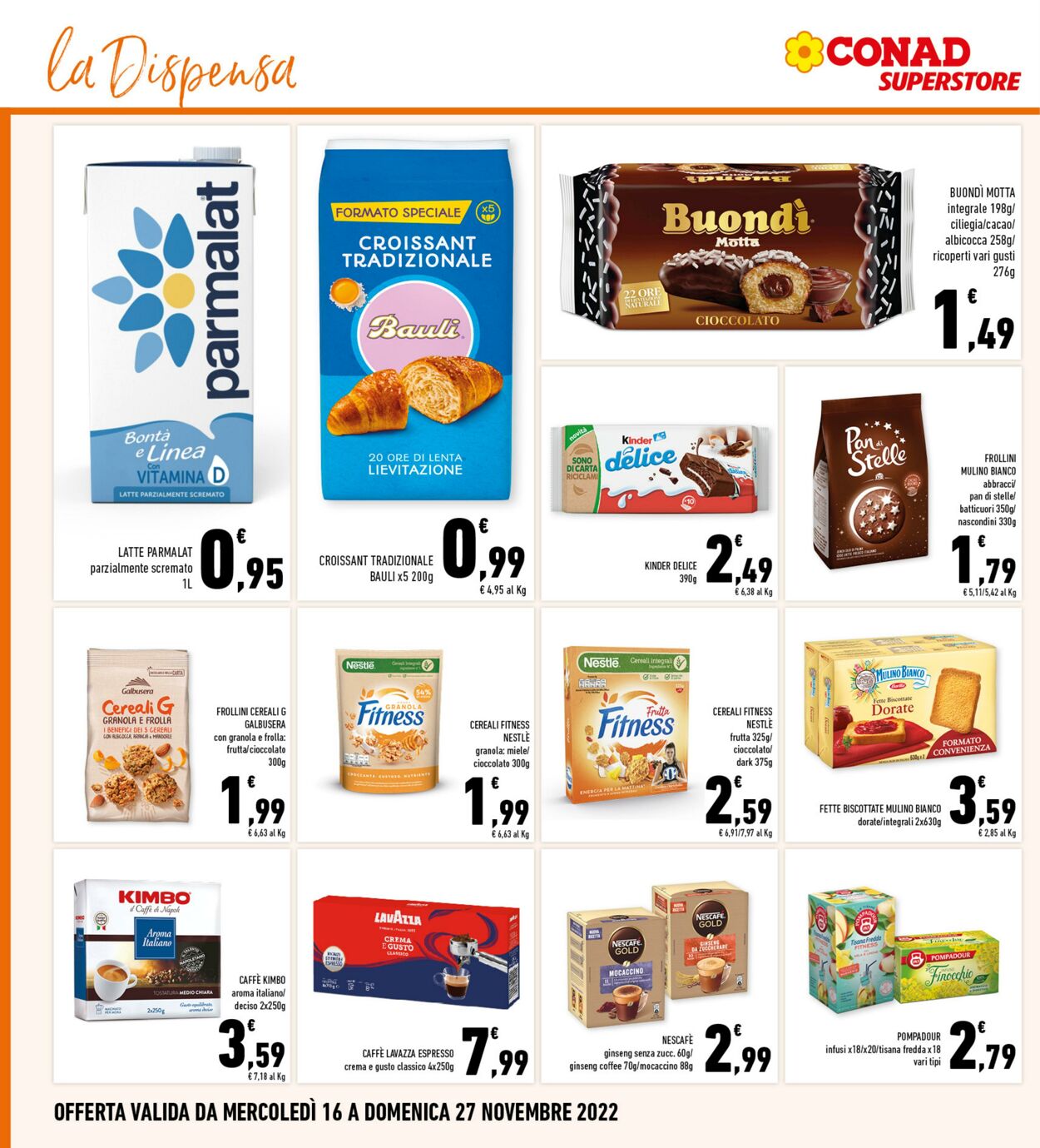 Volantino Conad 16.11.2022 - 27.11.2022