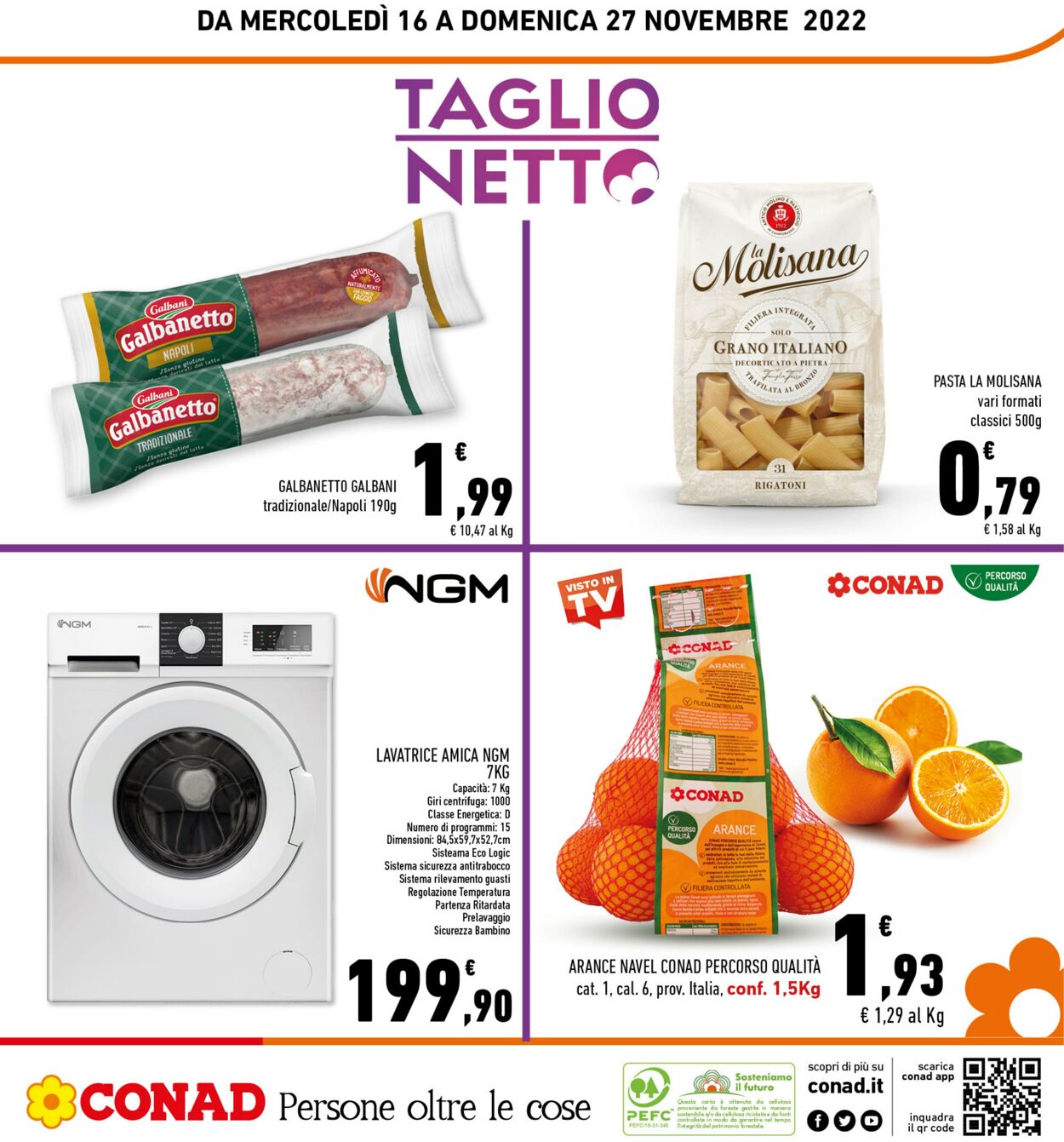 Volantino Conad 16.11.2022 - 27.11.2022