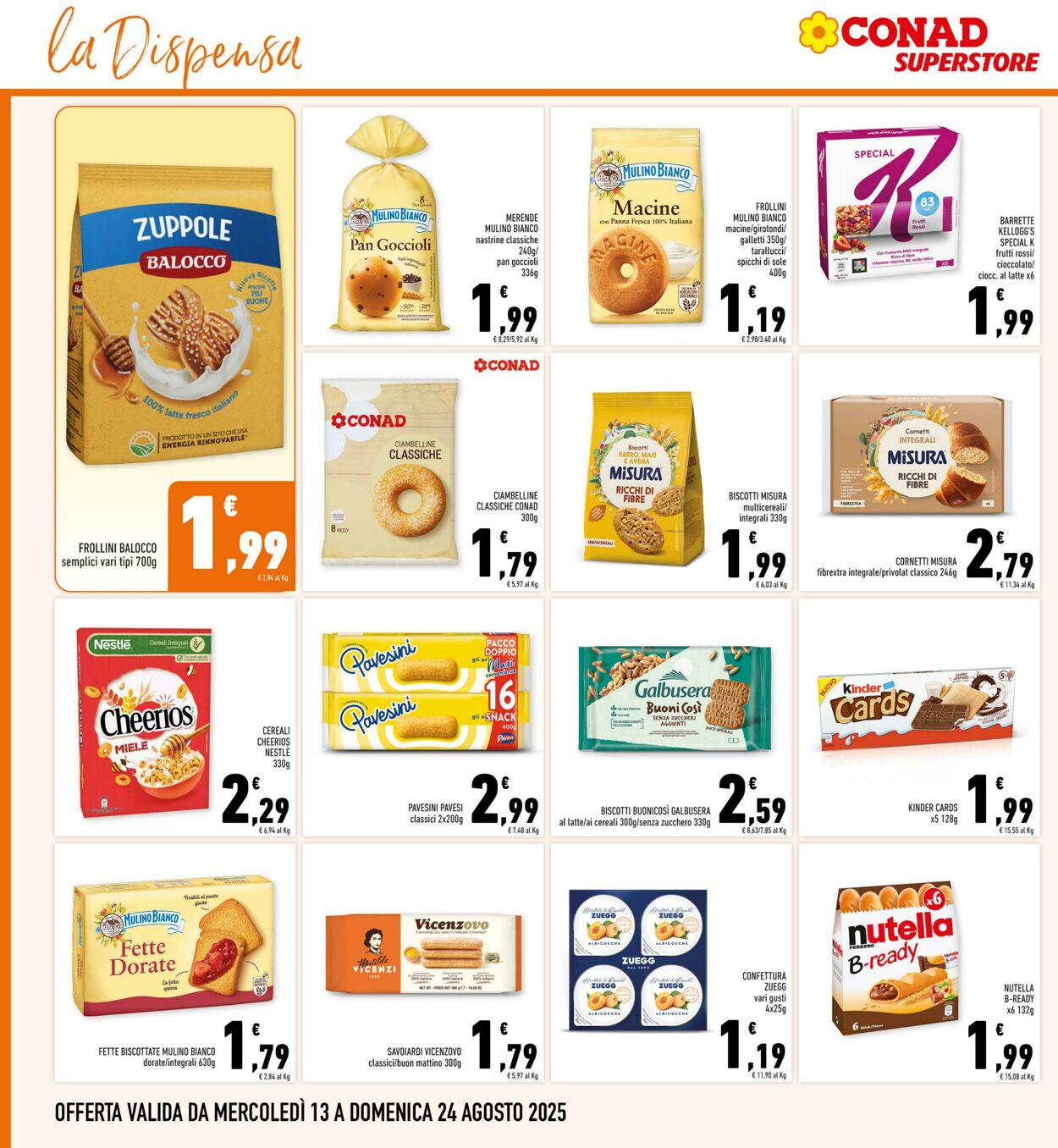 Volantino Conad 11.08.2025 - 11.08.2025