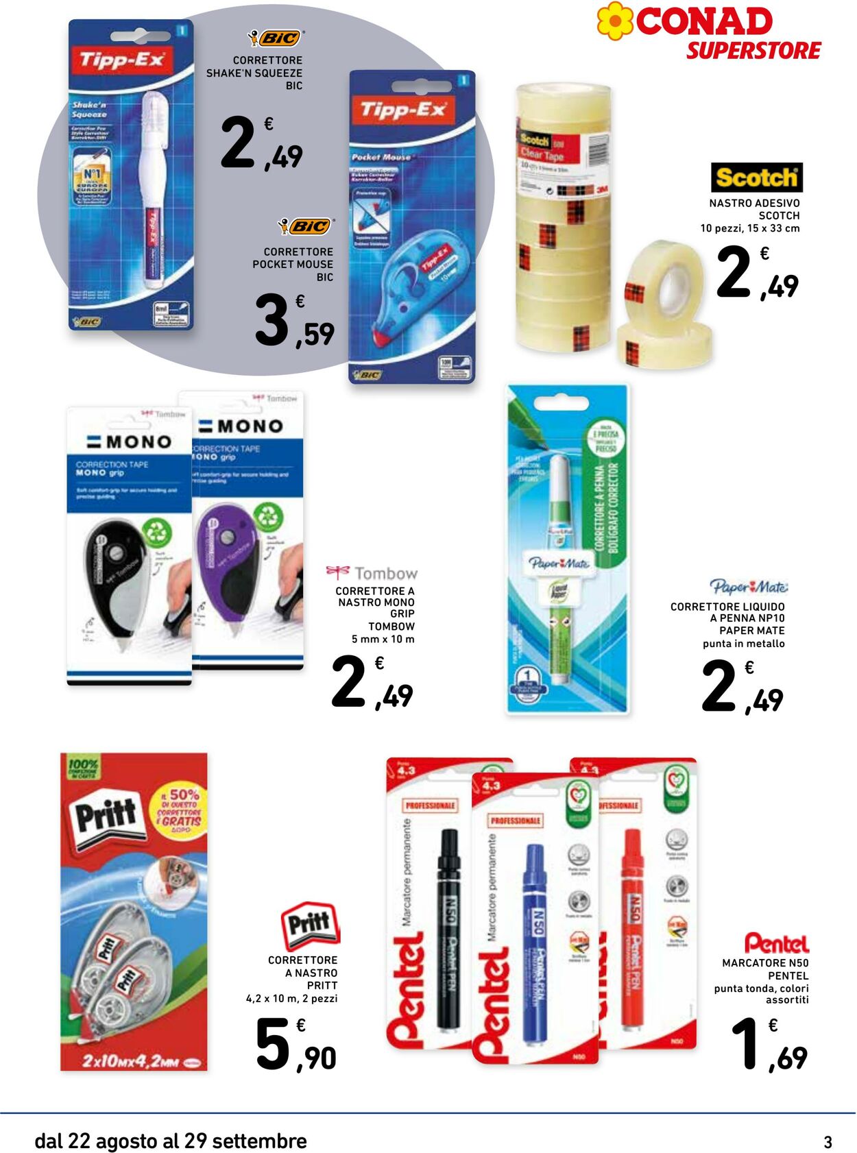 Volantino Conad 22.08.2024 - 29.09.2024