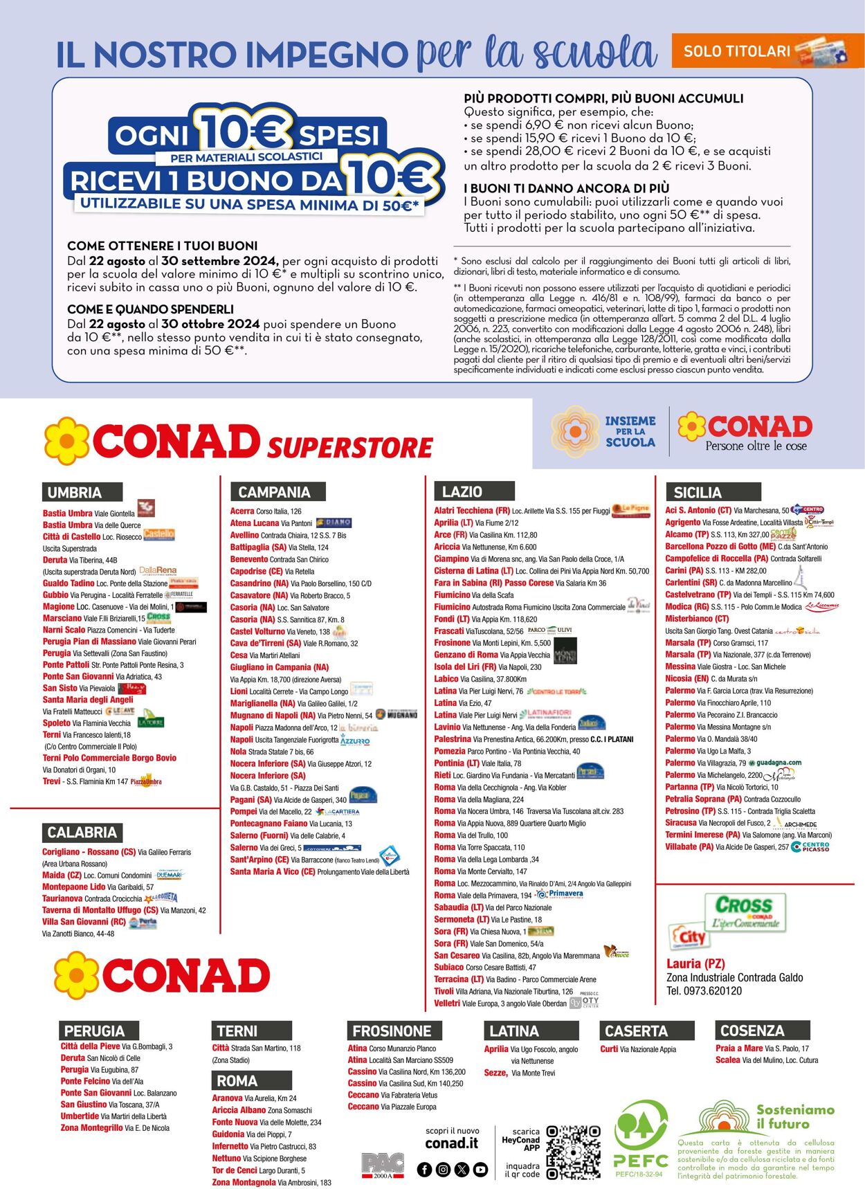 Volantino Conad 22.08.2024 - 29.09.2024