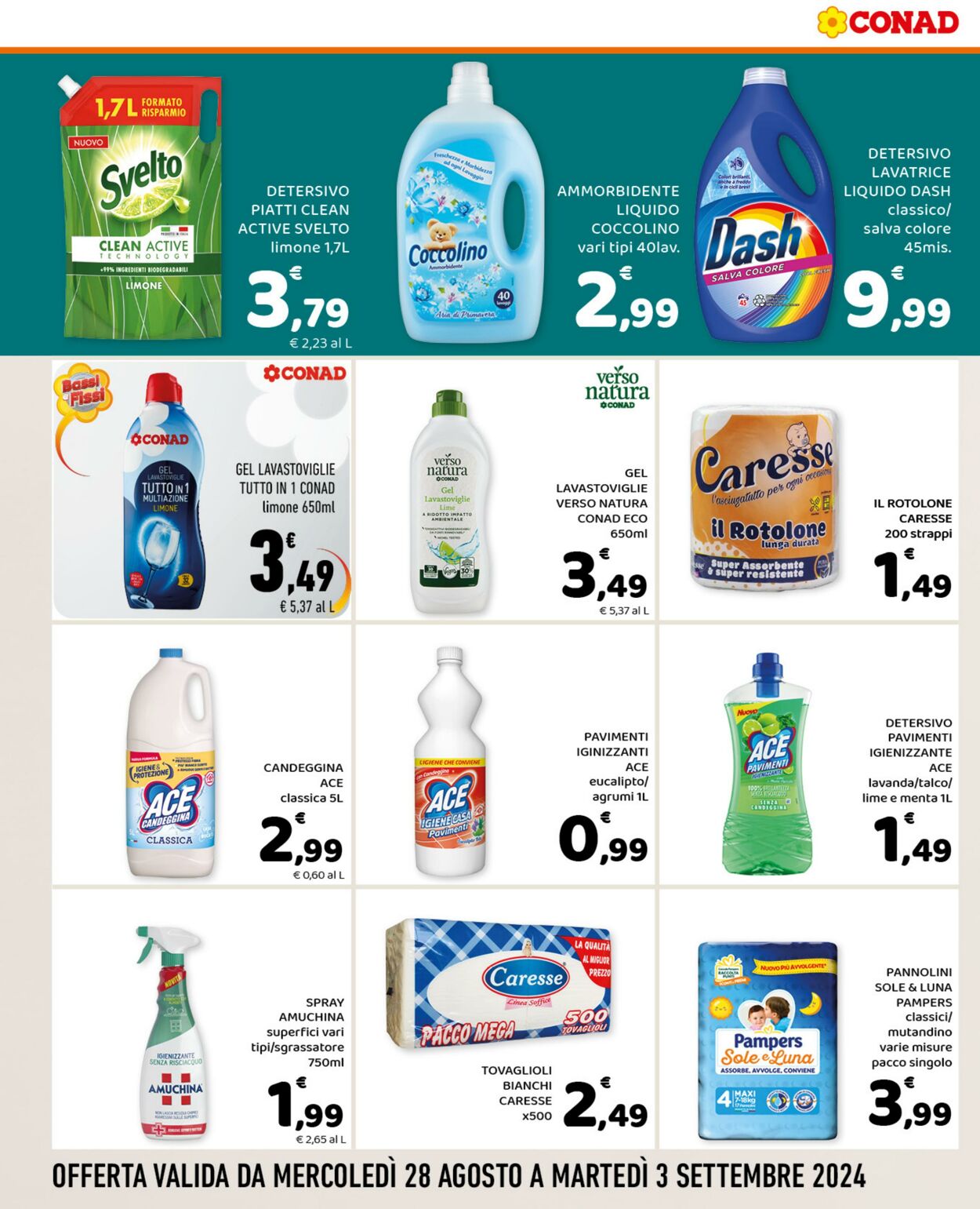 Volantino Conad 28.08.2024 - 03.09.2024