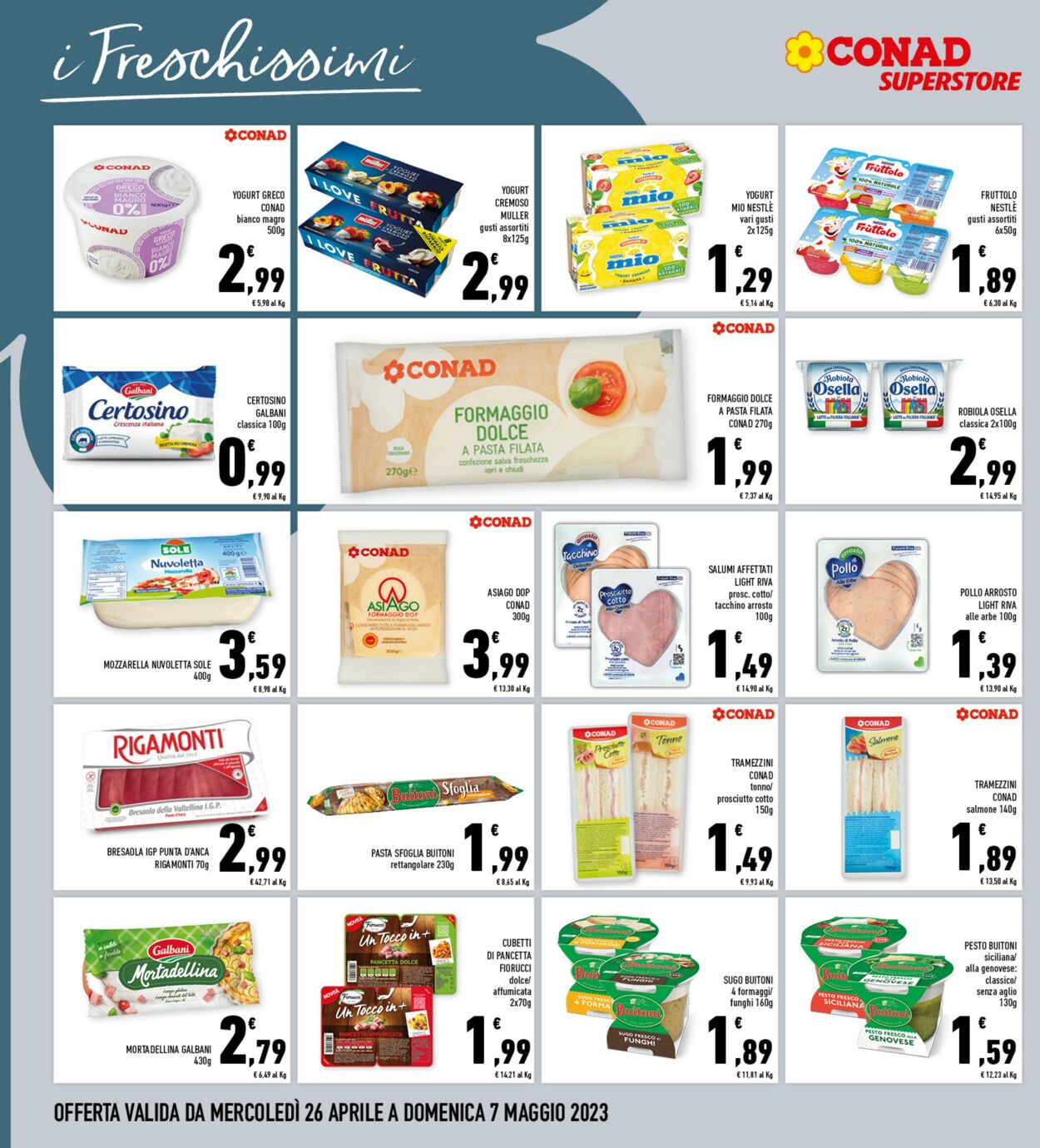 Volantino Conad 26.04.2023 - 07.05.2023