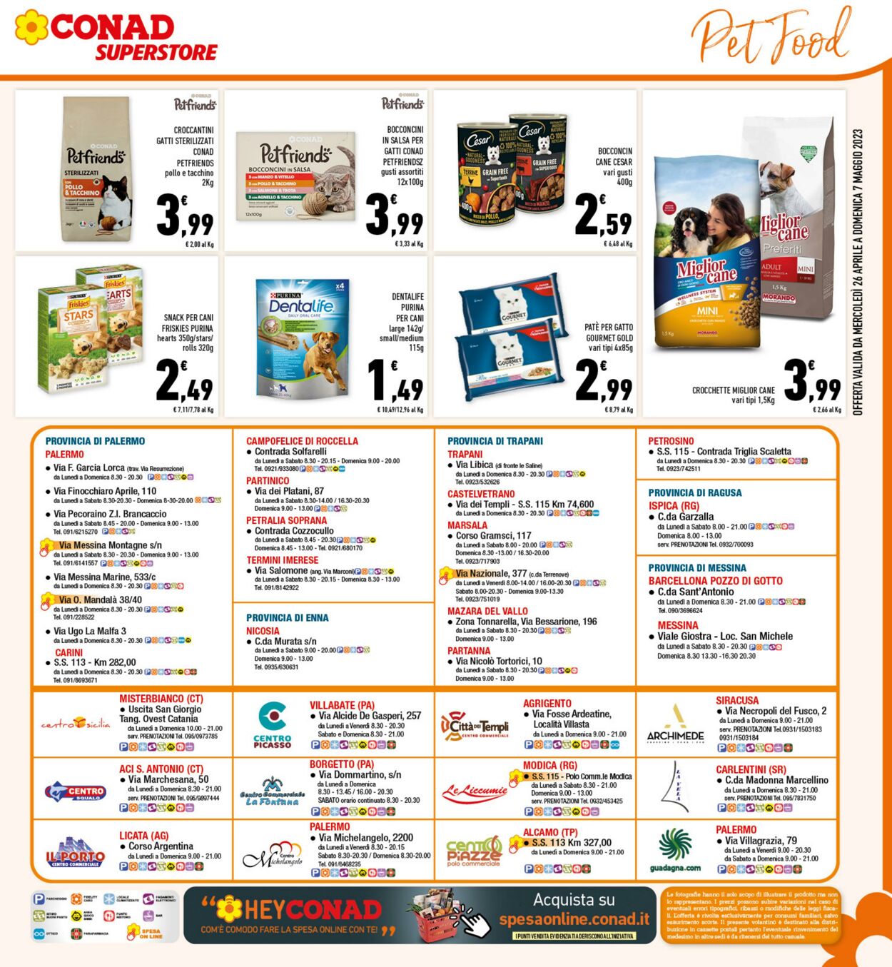 Volantino Conad 26.04.2023 - 07.05.2023