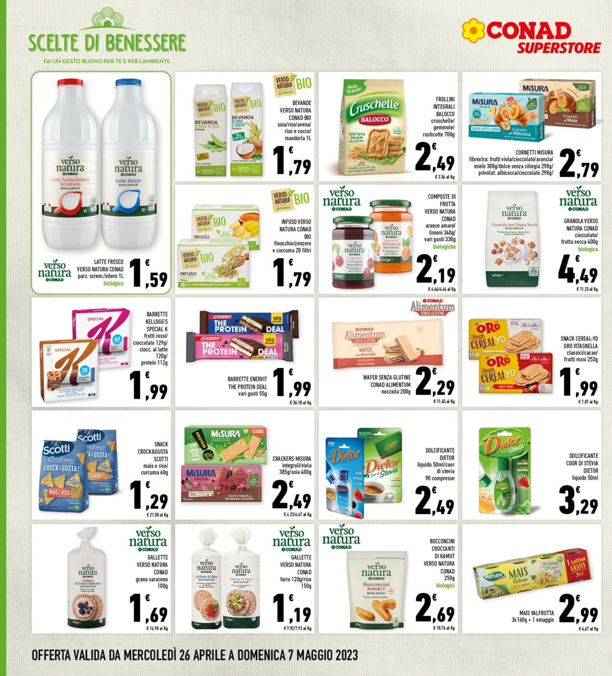 Volantino Conad 26.04.2023 - 07.05.2023