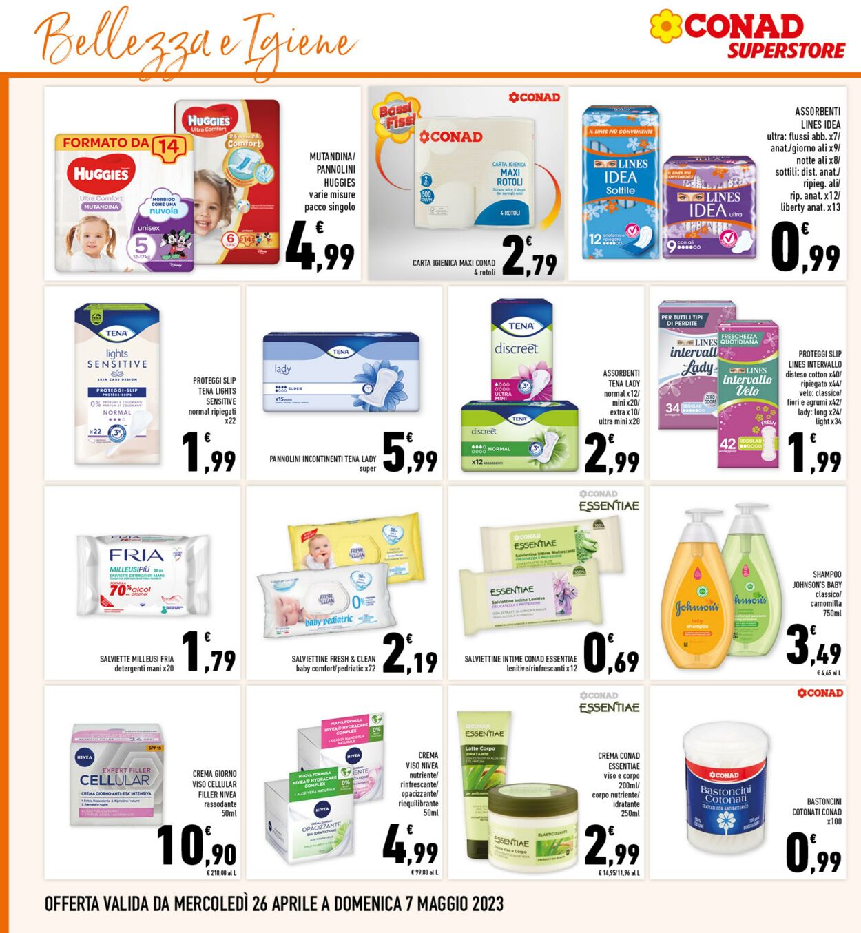 Volantino Conad 26.04.2023 - 07.05.2023