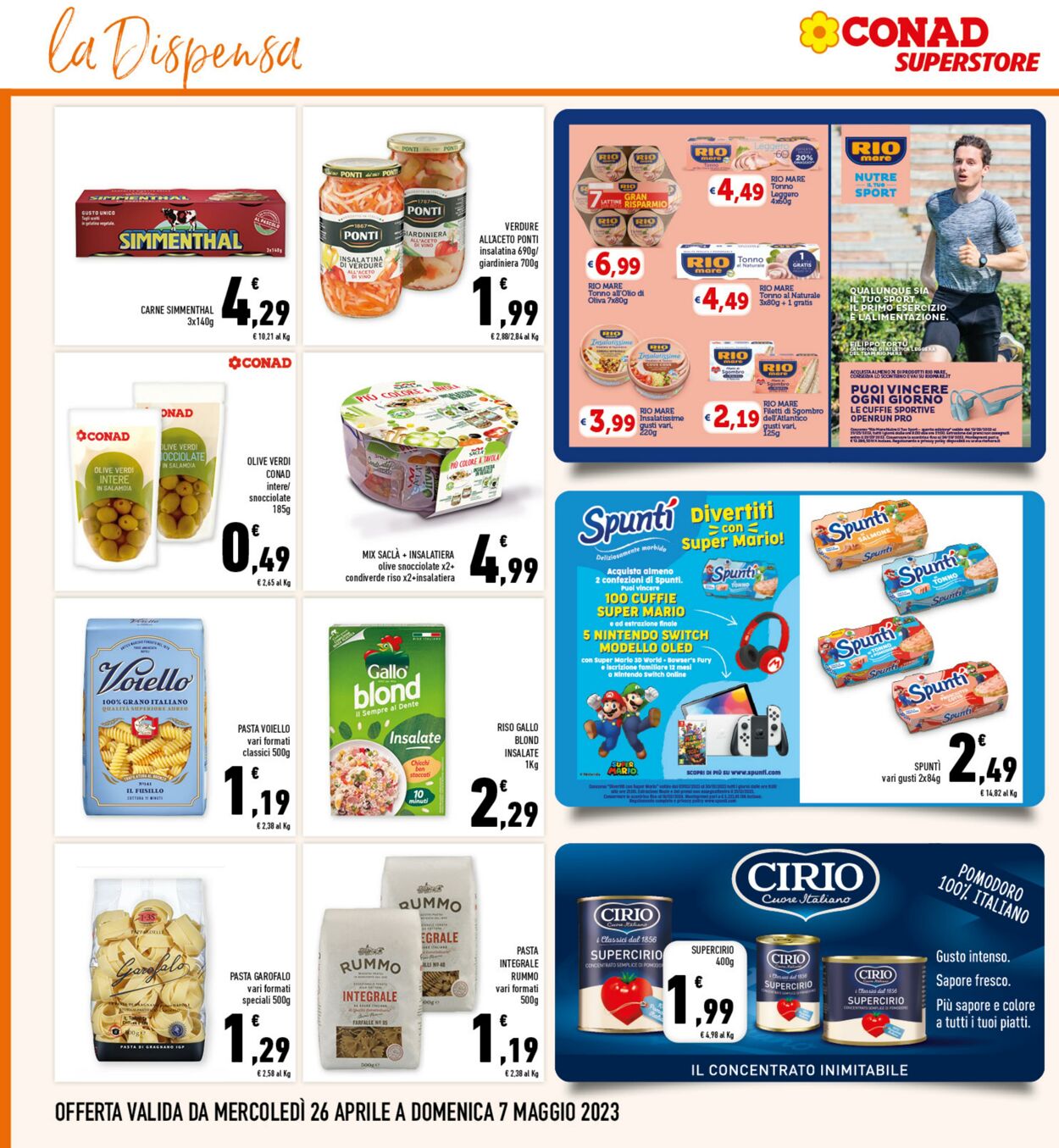 Volantino Conad 26.04.2023 - 07.05.2023