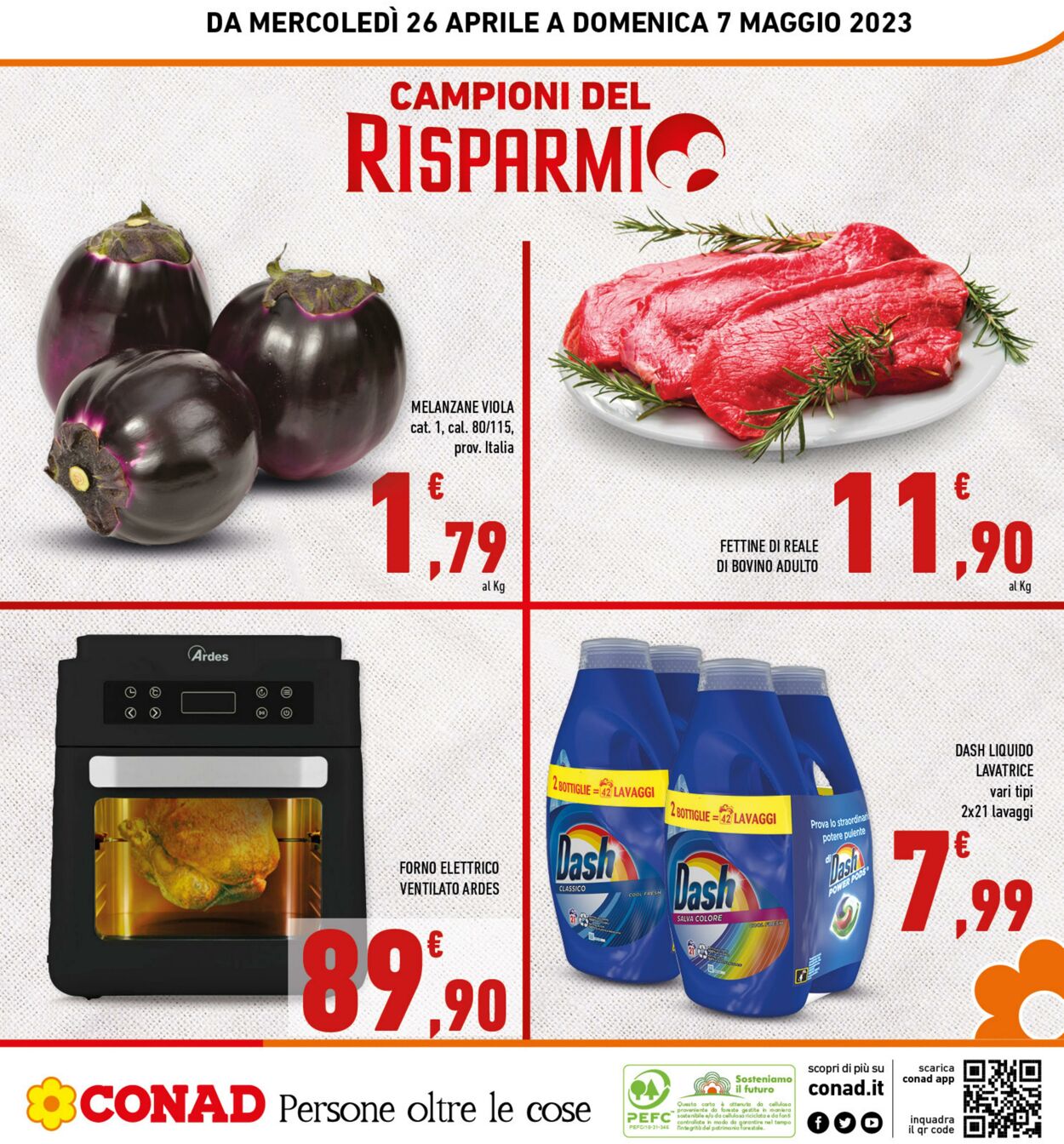 Volantino Conad 26.04.2023 - 07.05.2023