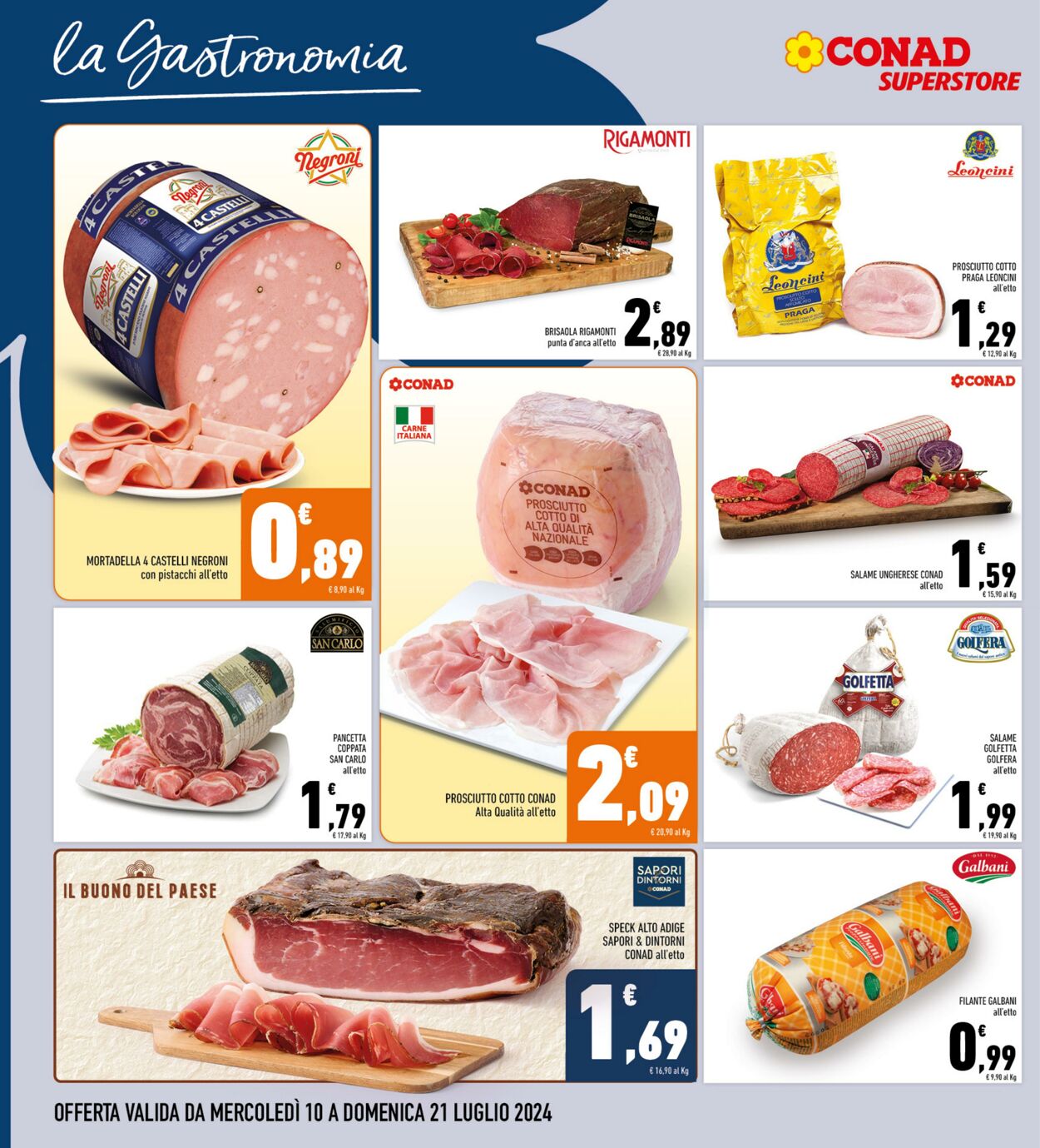 Volantino Conad 10.07.2024 - 21.07.2024