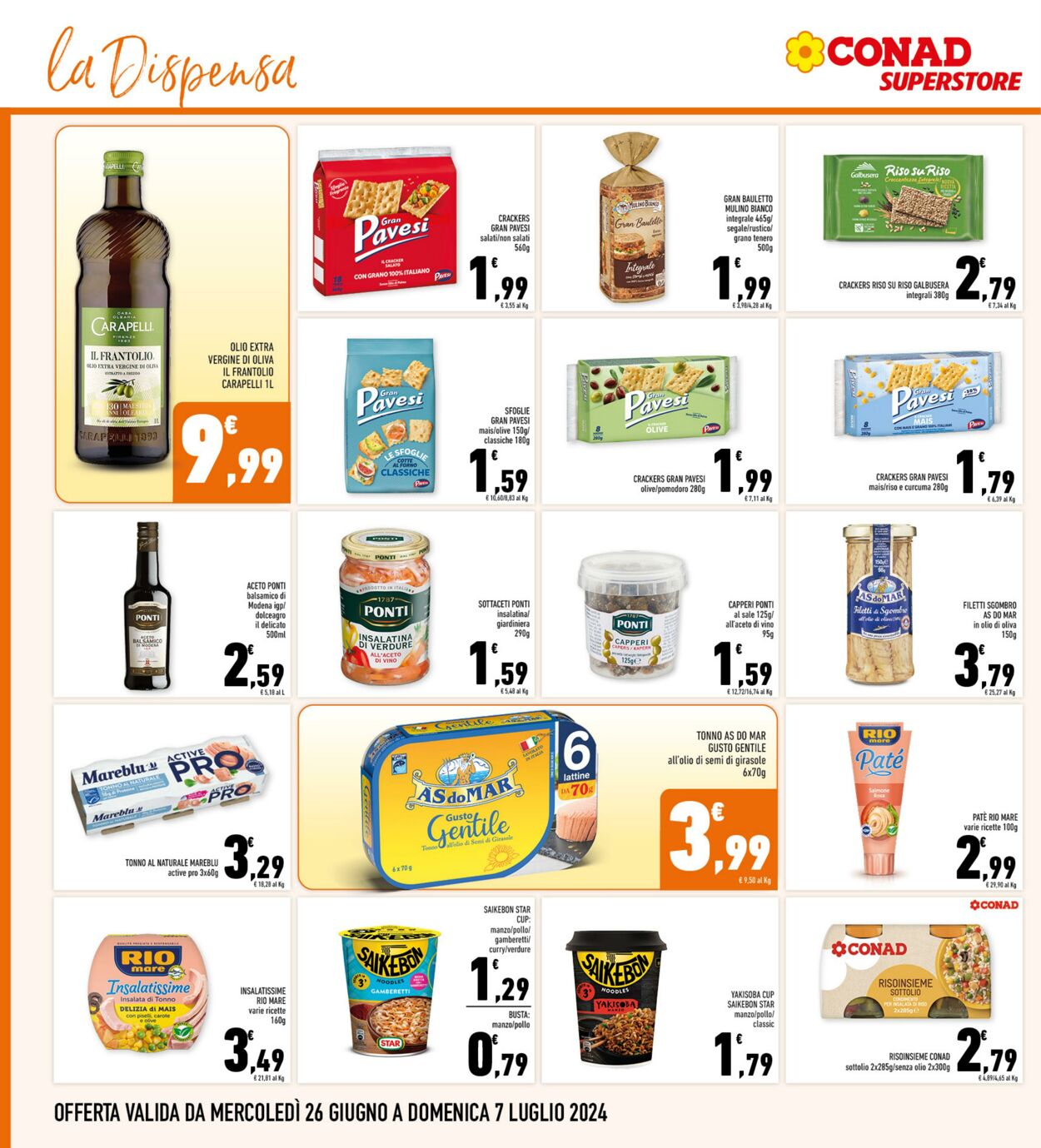 Volantino Conad 26.06.2024 - 07.07.2024