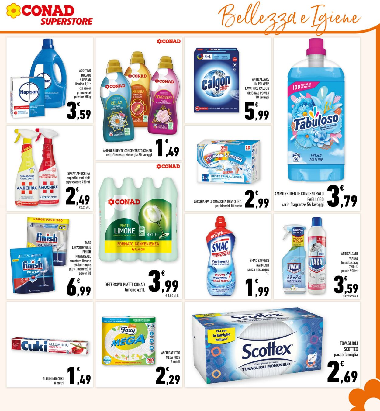 Volantino Conad 16.08.2023 - 27.08.2023