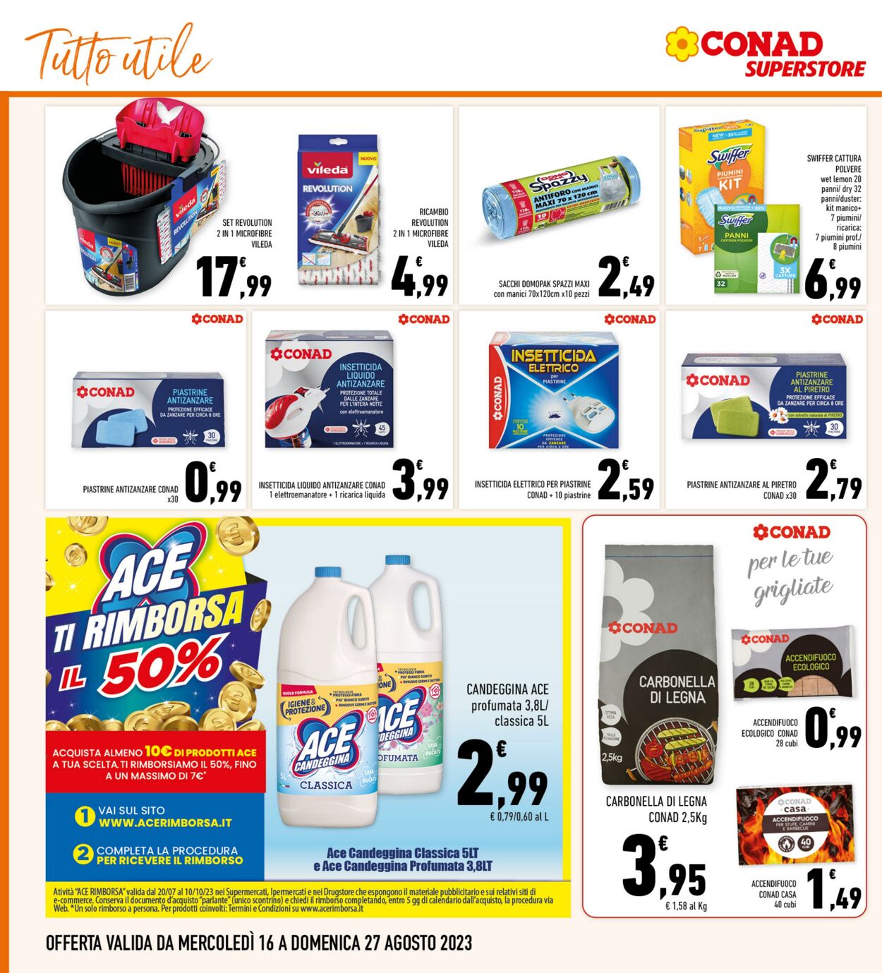 Volantino Conad 16.08.2023 - 27.08.2023